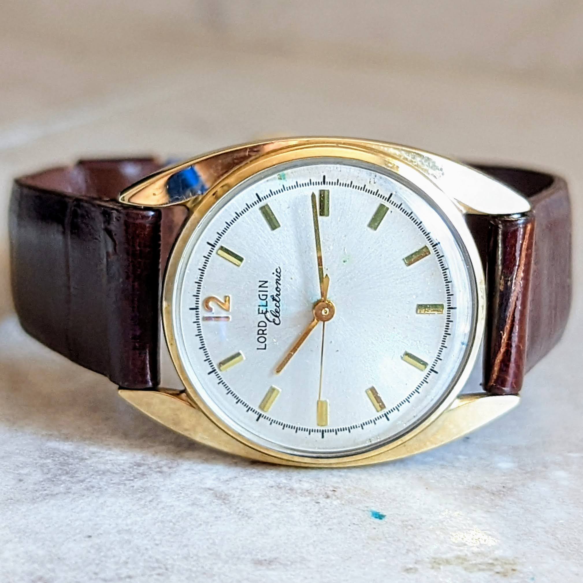 LORD ELGIN "Electronic 2” Watch Reference 2550 Vintage Wristwatch - Image 11