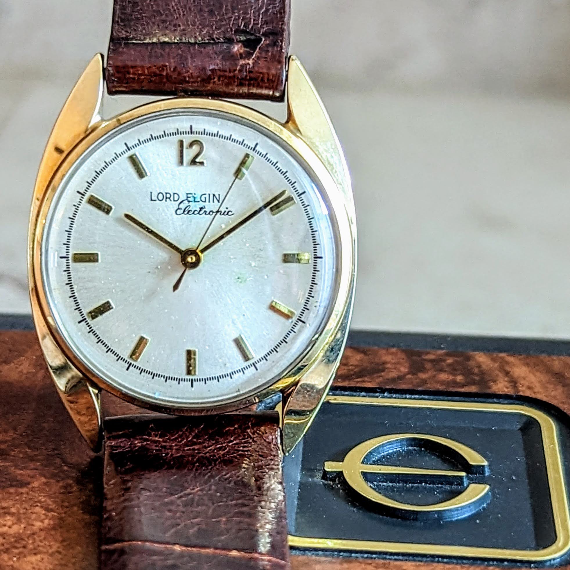 LORD ELGIN "Electronic 2” Watch Reference 2550 Vintage Wristwatch - Image 2