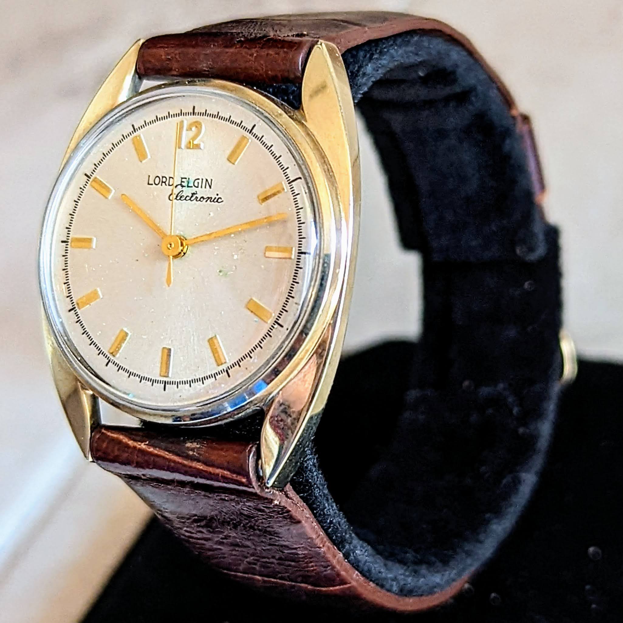 LORD ELGIN "Electronic 2” Watch Reference 2550 Vintage Wristwatch - Image 4