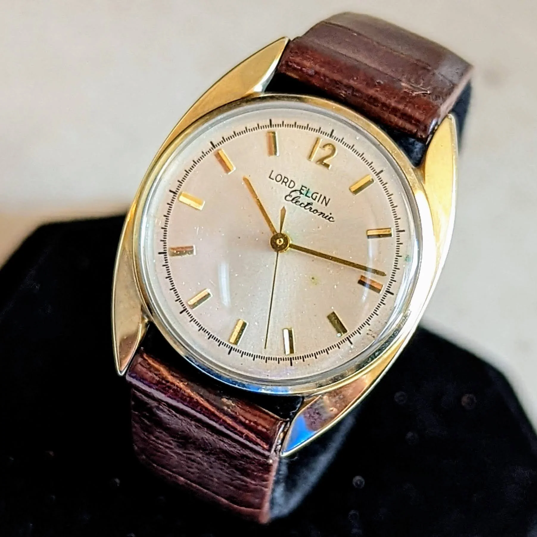 LORD ELGIN "Electronic 2” Watch Reference 2550 Vintage Wristwatch - Image 7