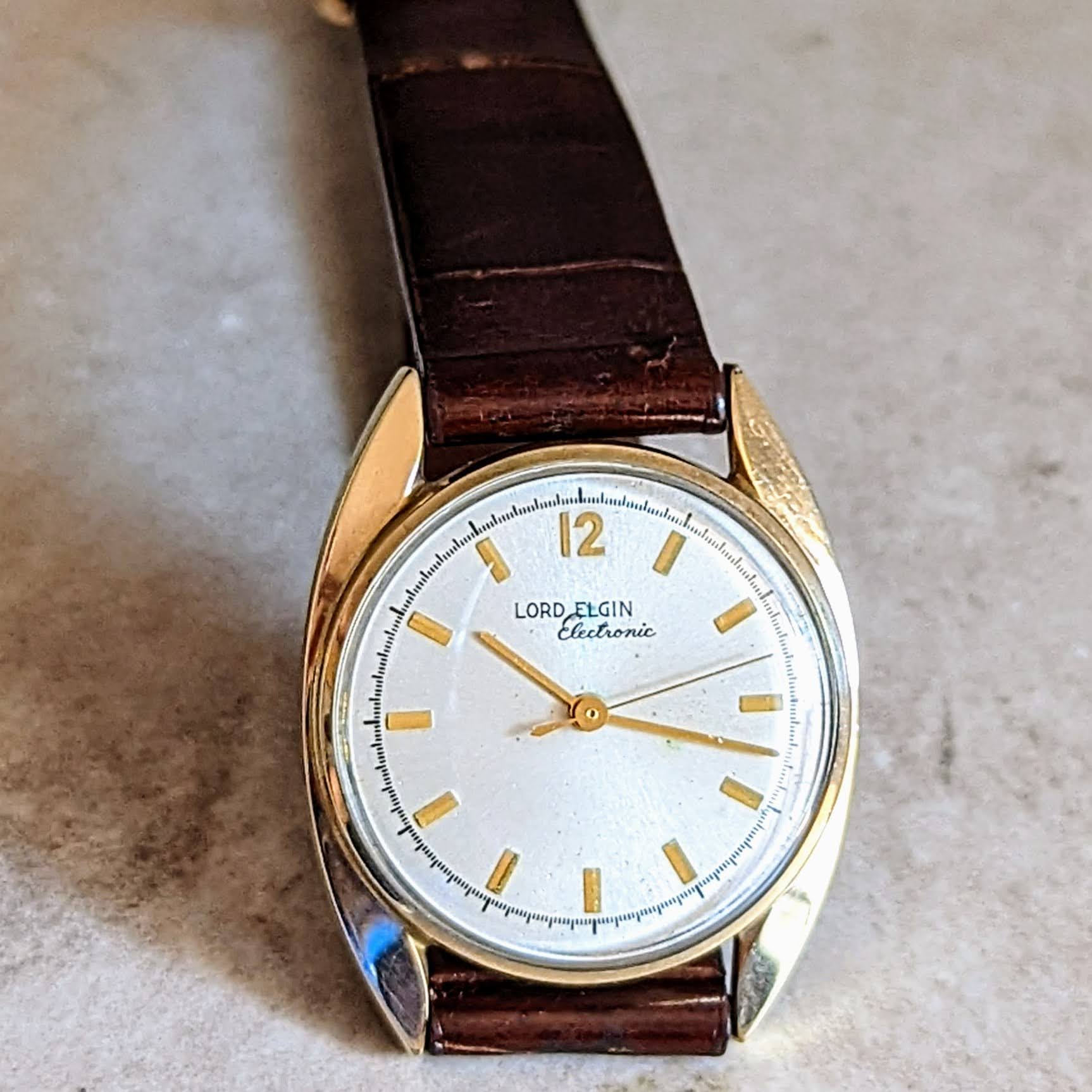 LORD ELGIN "Electronic 2” Watch Reference 2550 Vintage Wristwatch - Image 8
