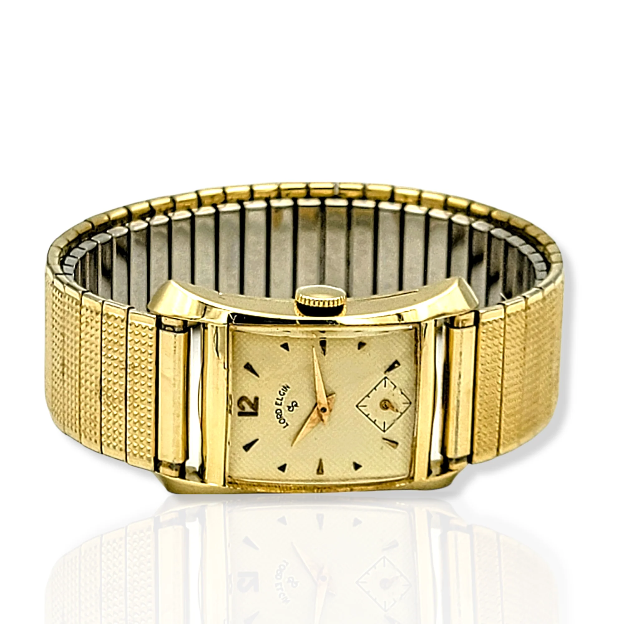 LORD ELGIN Ref. 4525 21 Jewels 14K GOLD - Image 4