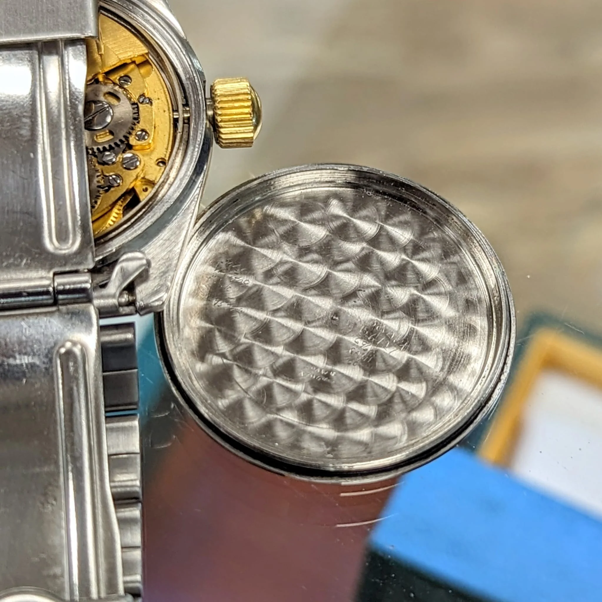 LUCIEN PICCARD Automatic 36.000 DaVinci Seashark Watch Day/Date ALL Two-Tone S.S. Wristwatch - Image 14