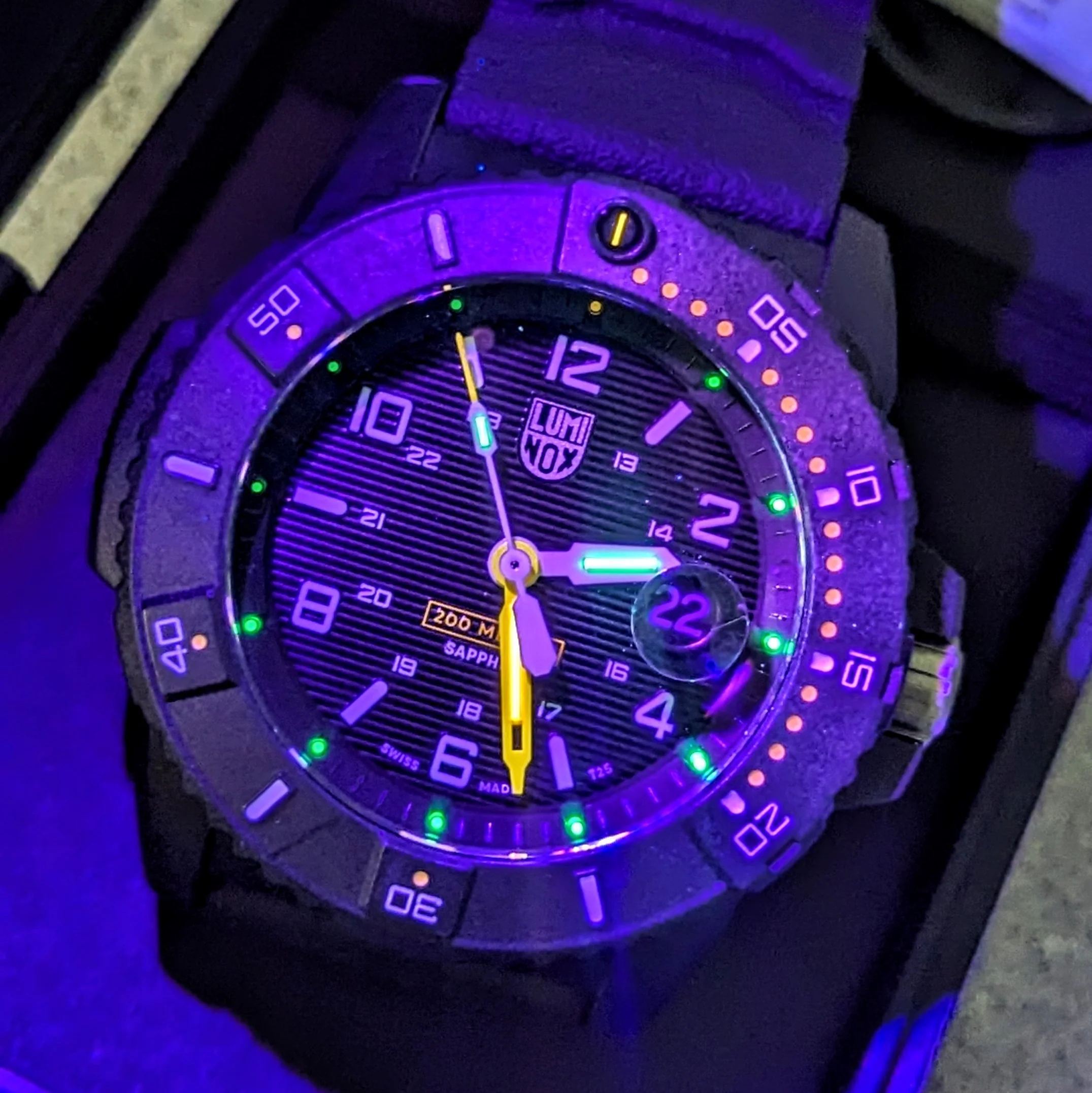 LUMINOX Navy Seal Foundation Watch Series-3600 XS.3601 45mm Military Dive Wristwatch - IN BOX! - Image 9