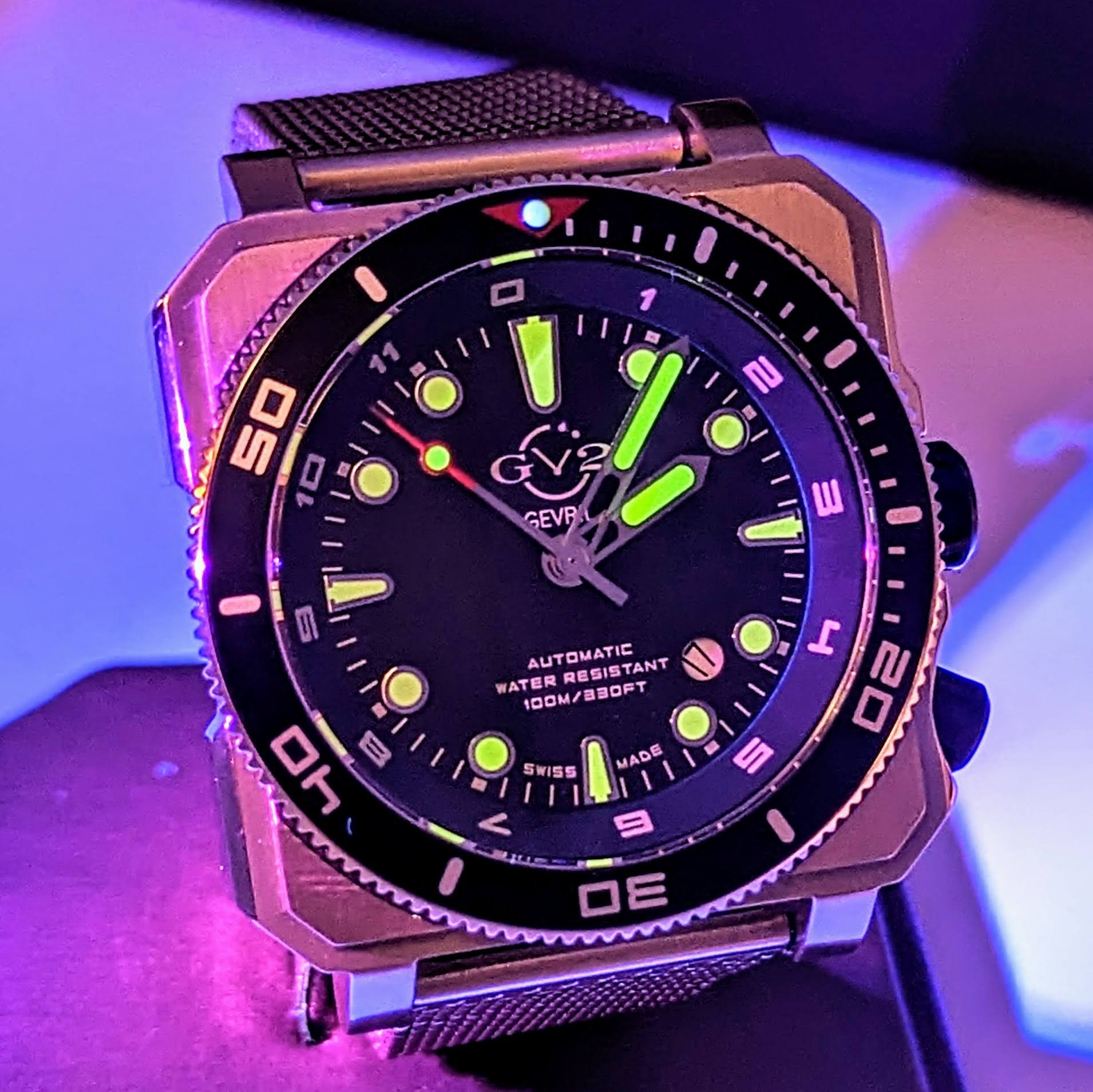 Luxury Gevril Wristwatch GV2 XO Submarine 44 Swiss Automatic Limited-Edition Watch - Image 20
