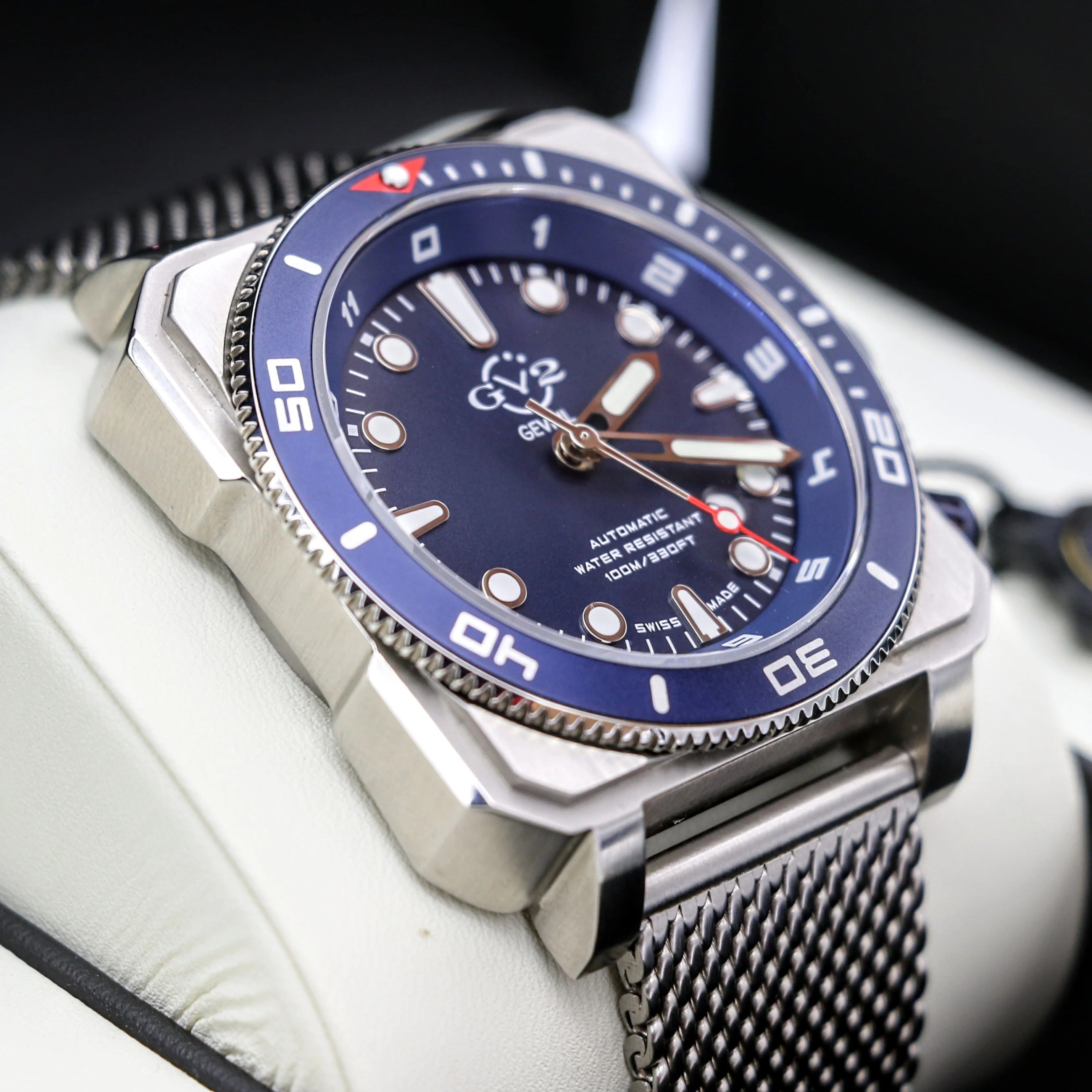 Luxury Gevril Wristwatch GV2 XO Submarine 44 Swiss Automatic Limited-Edition Watch - Image 6