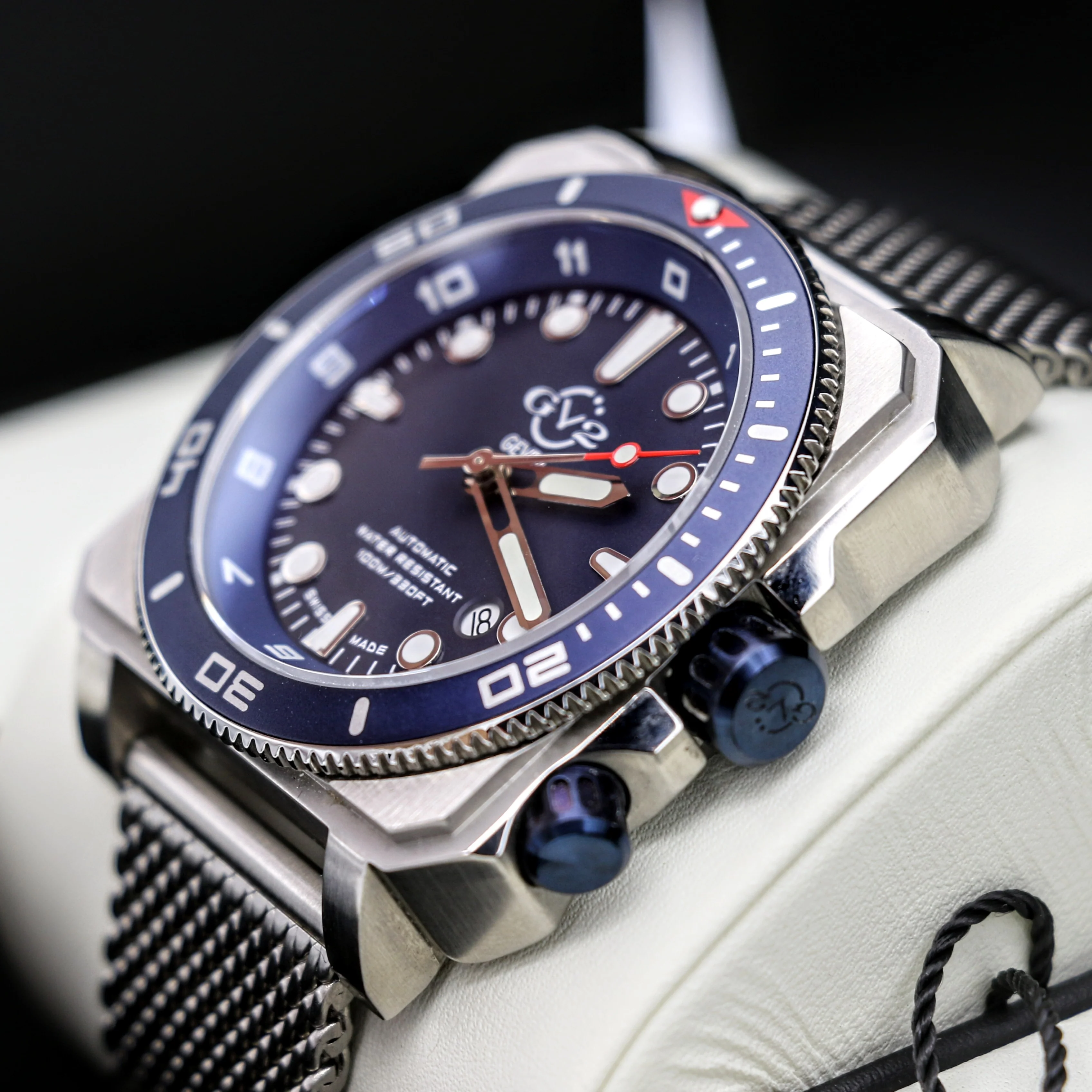 Luxury Gevril Wristwatch GV2 XO Submarine 44 Swiss Automatic Limited-Edition Watch - Image 9