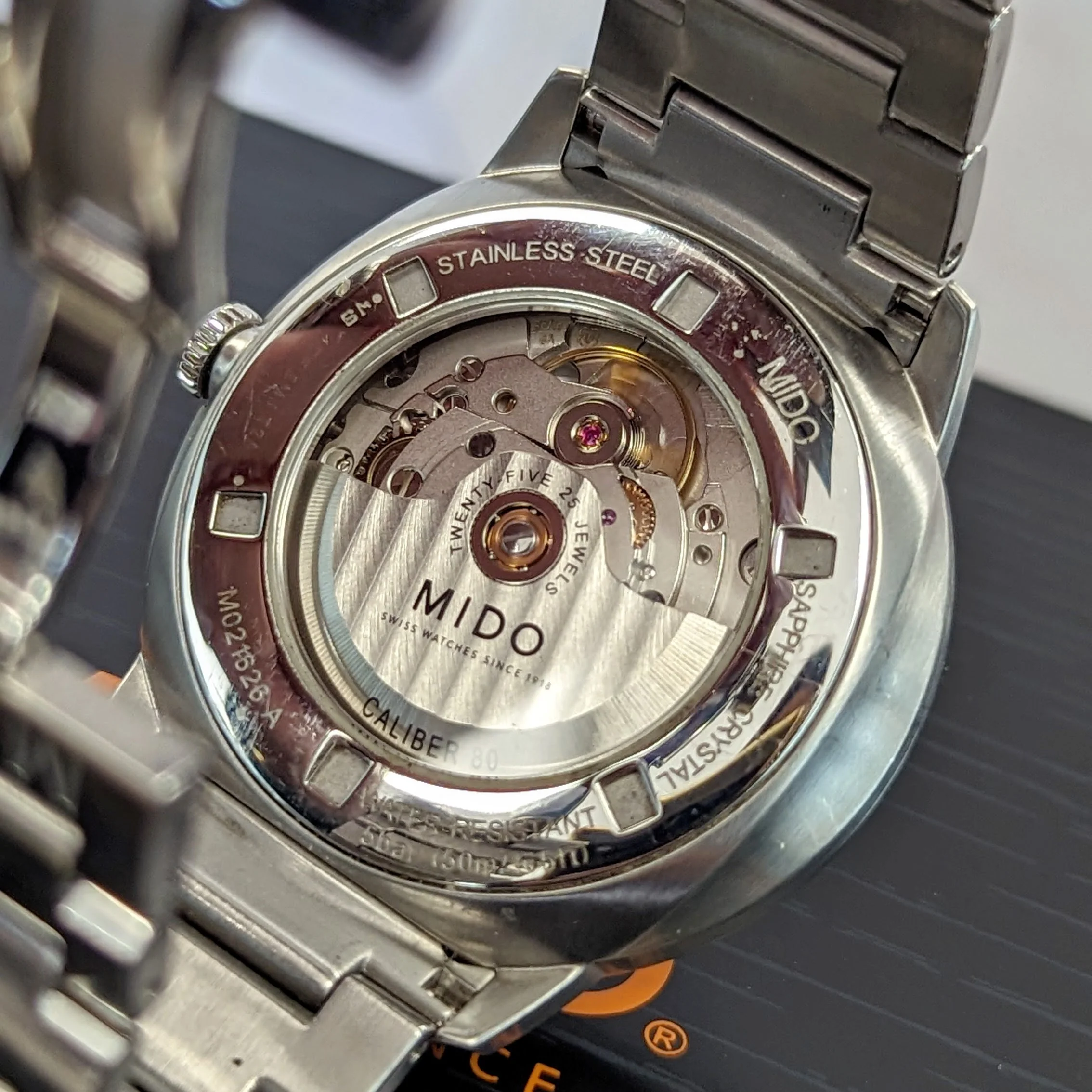 Mido Commander Big Date Automatic Watch M021.626 42mm Caliber 80 – Double Box - Image 15