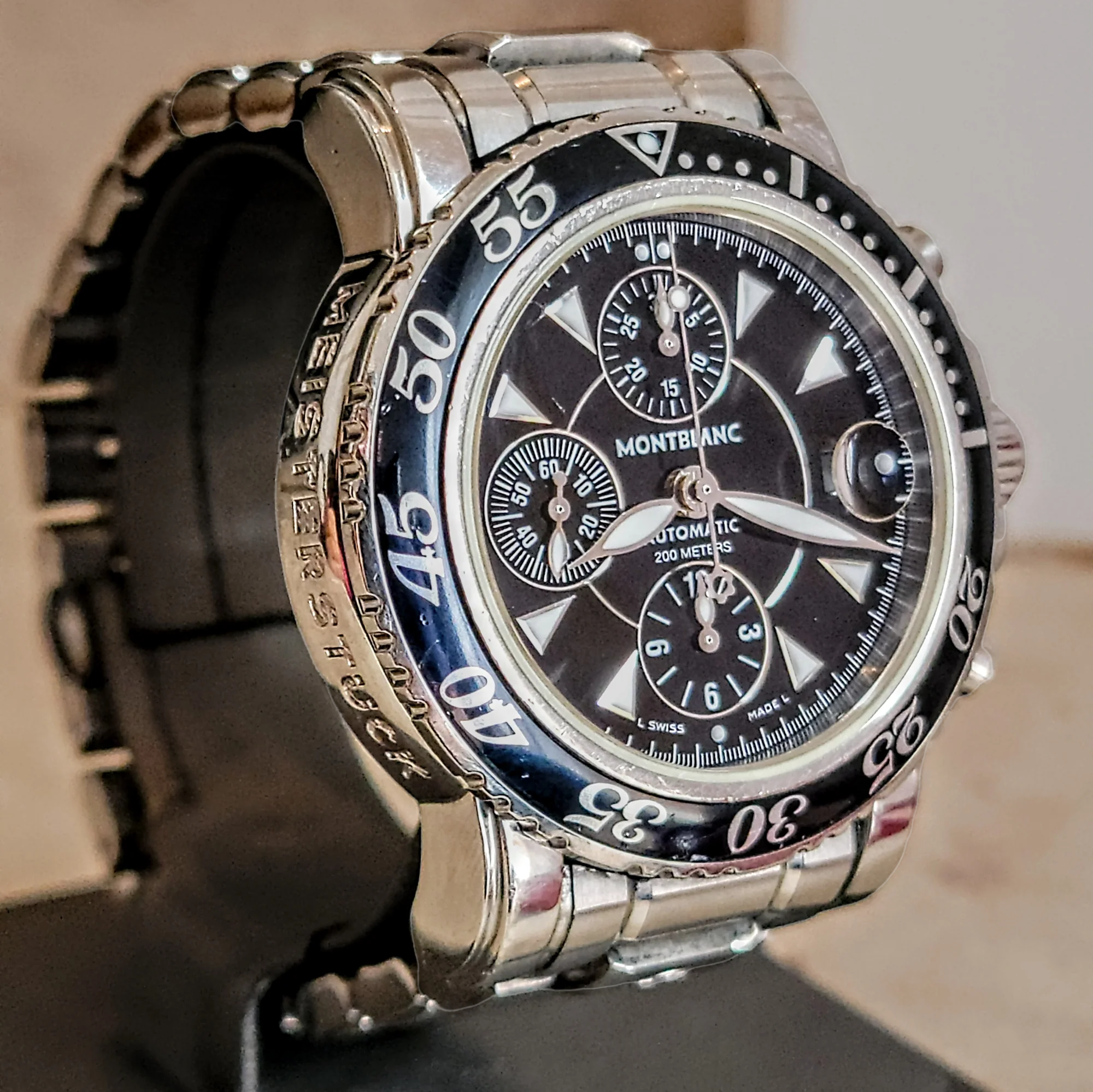 MONTBLAC Meisterstuck Sport Chronograph Watch 25 Jewels Ref. 7034 - Image 26
