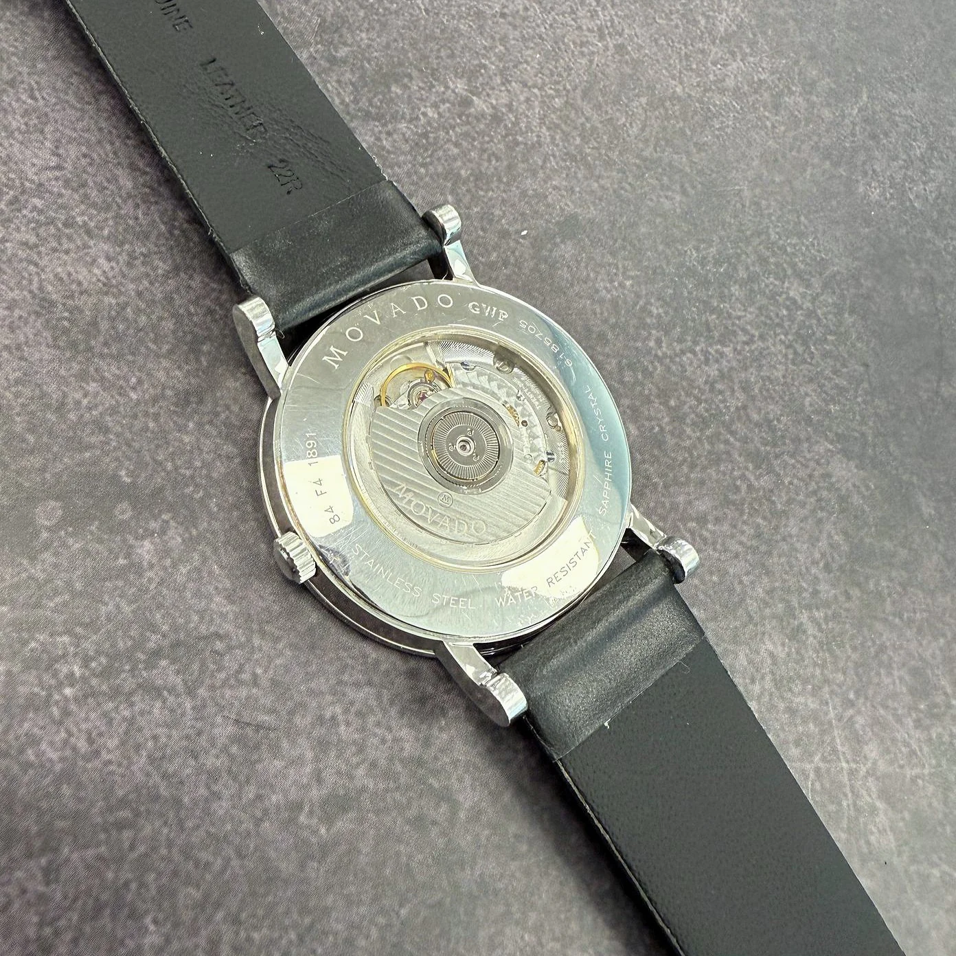 Movado Museum Automatic Watch 84F41891 42mm White Dial Wristwatch 2-Box & Papers - Image 7
