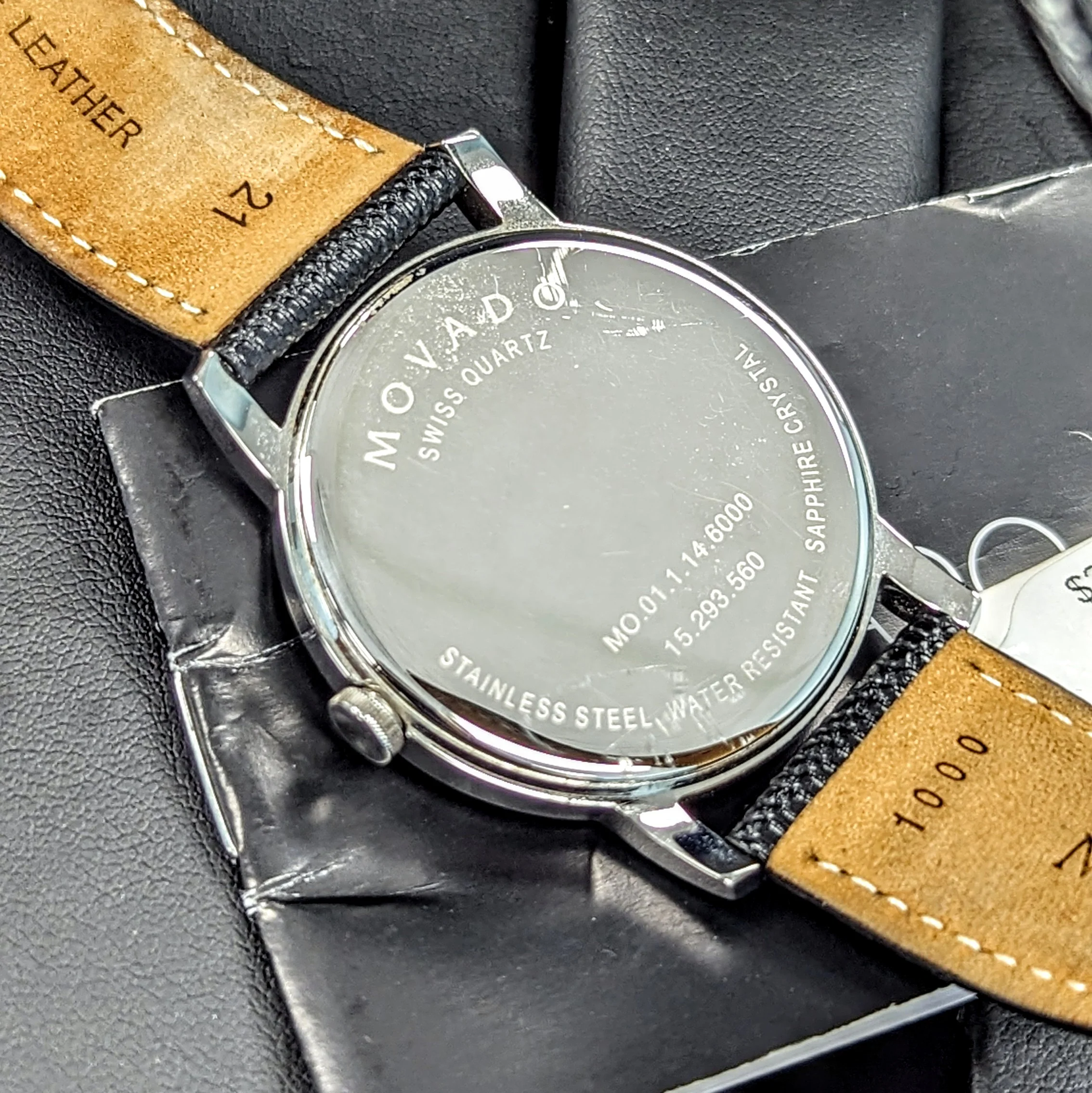 MOVADO MUSEUM CLASSIC Watch MO.01.1.14.6000 Black Dial ALL Original & 2-Box - Image 10