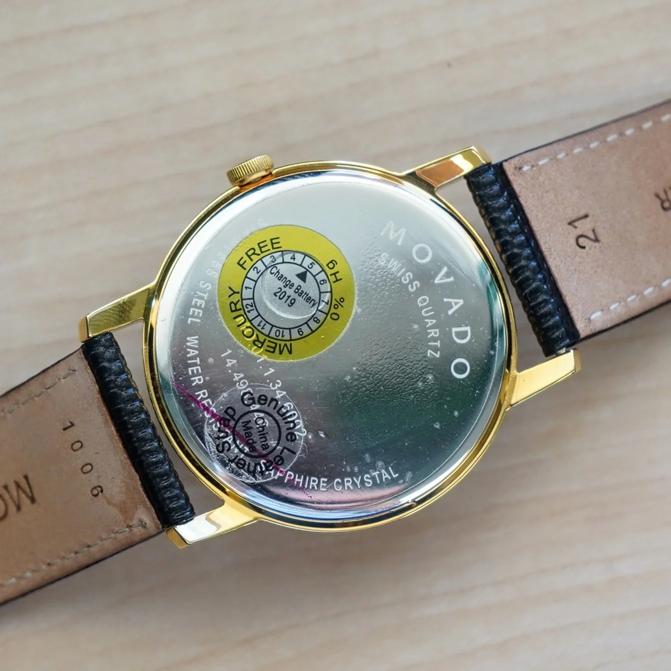 MOVADO Museum Watch MO.01.1.34.6002 39mm Wristwatch ALL Orginal in BOX! - Image 11