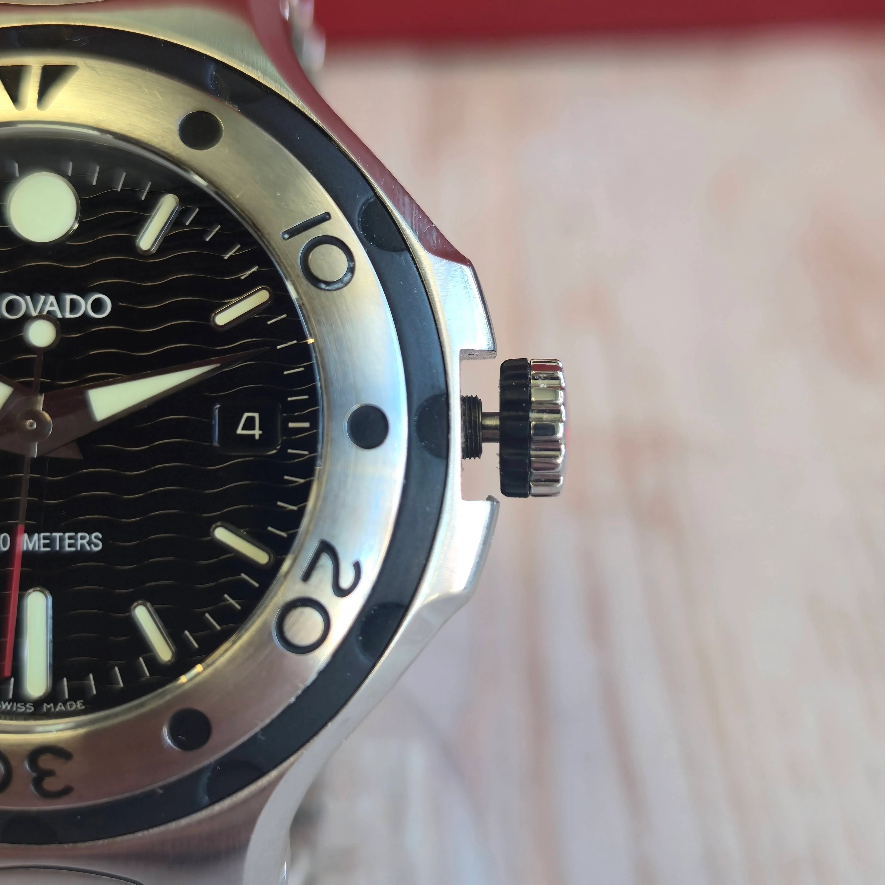 Movado Series 800 Diver Watch 84.C2.1895 ALL S.S. Wristwatch 200M - Outer Box - Image 4