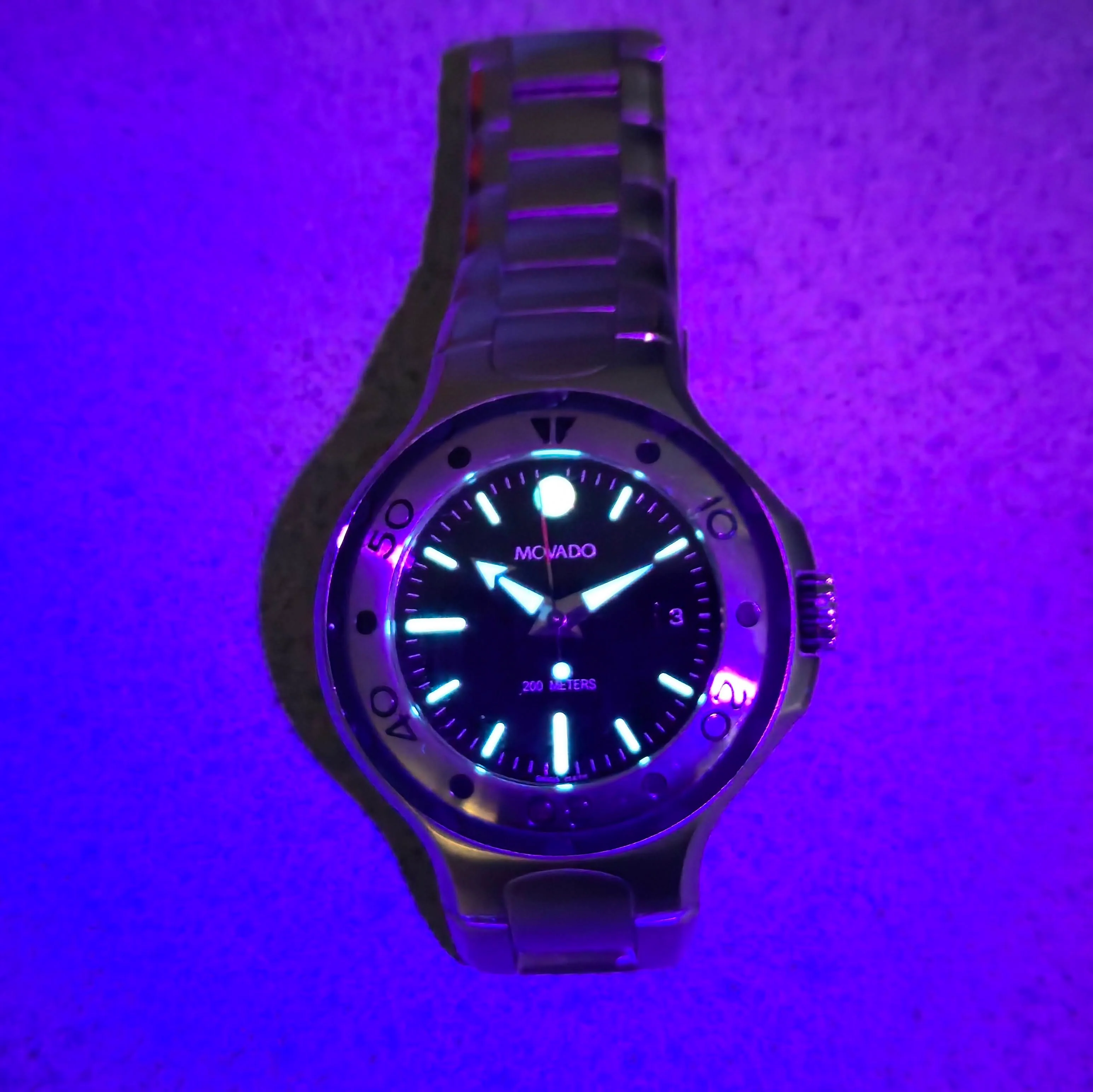 Movado Series 800 Diver Watch 84.C2.1895 ALL S.S. Wristwatch 200M - Outer Box - Image 6