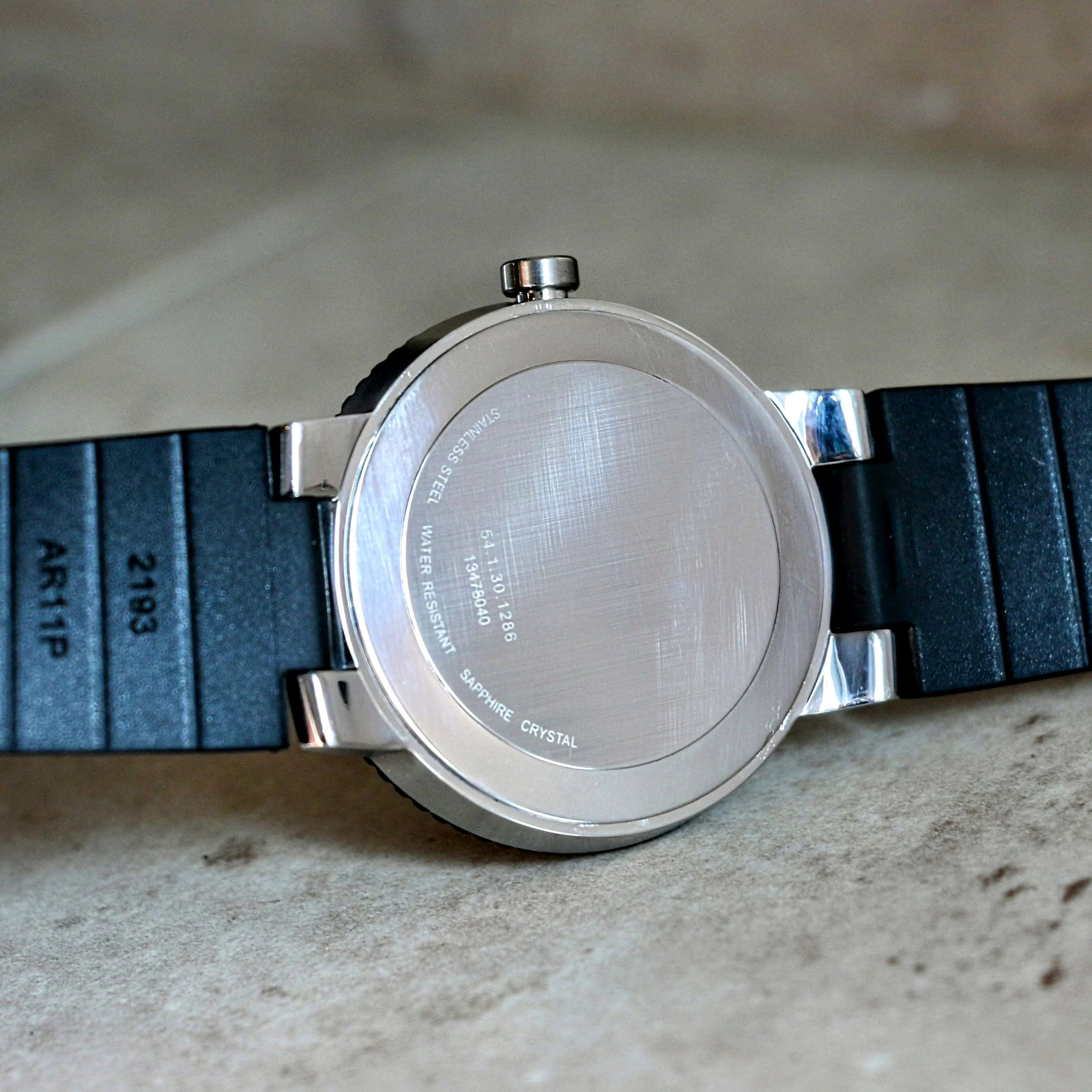MOVADO Sport Edge Watch Black Dial Ref. 54.30.1286 Stainless Steel Case Wristwatch - Image 12