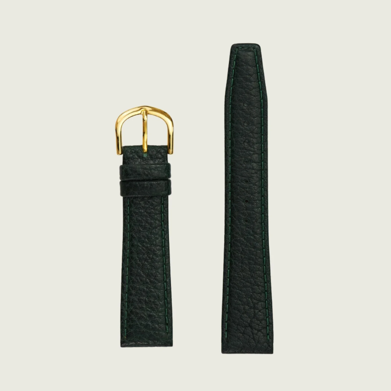 MS788 - Shrunken Grain Genuine Italian Leather - Hadley Roma Watch Strap - Image 5