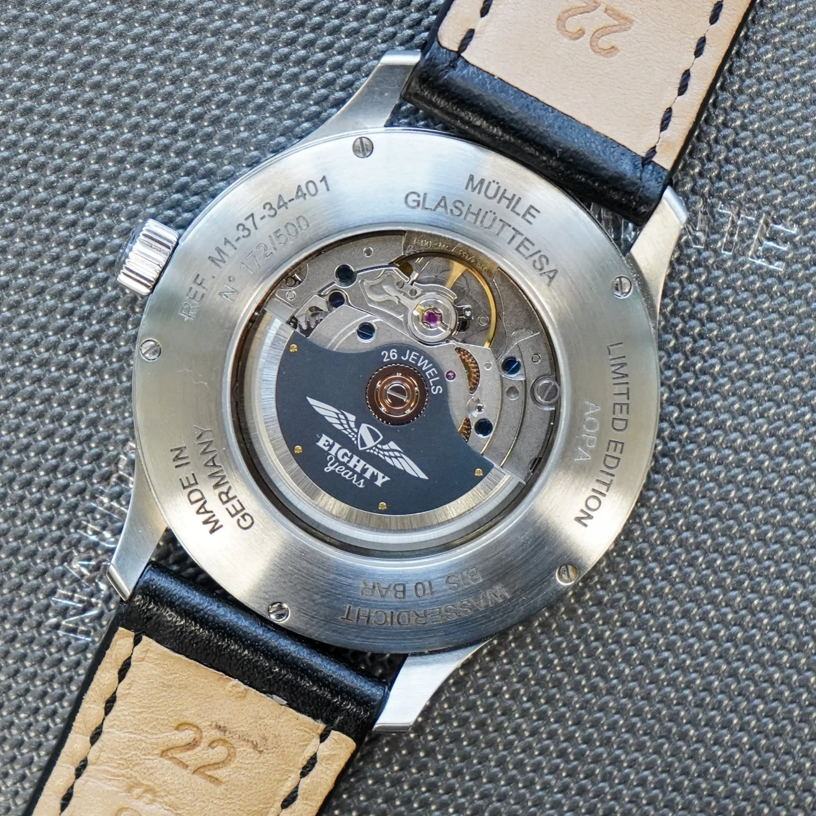 MUHLE GLASHUTTE AOPA Aerosport Limited Edition Watch M1-37-34-401 Automatic Wristwatch - ALL Original BOX & Papers! - Image 11