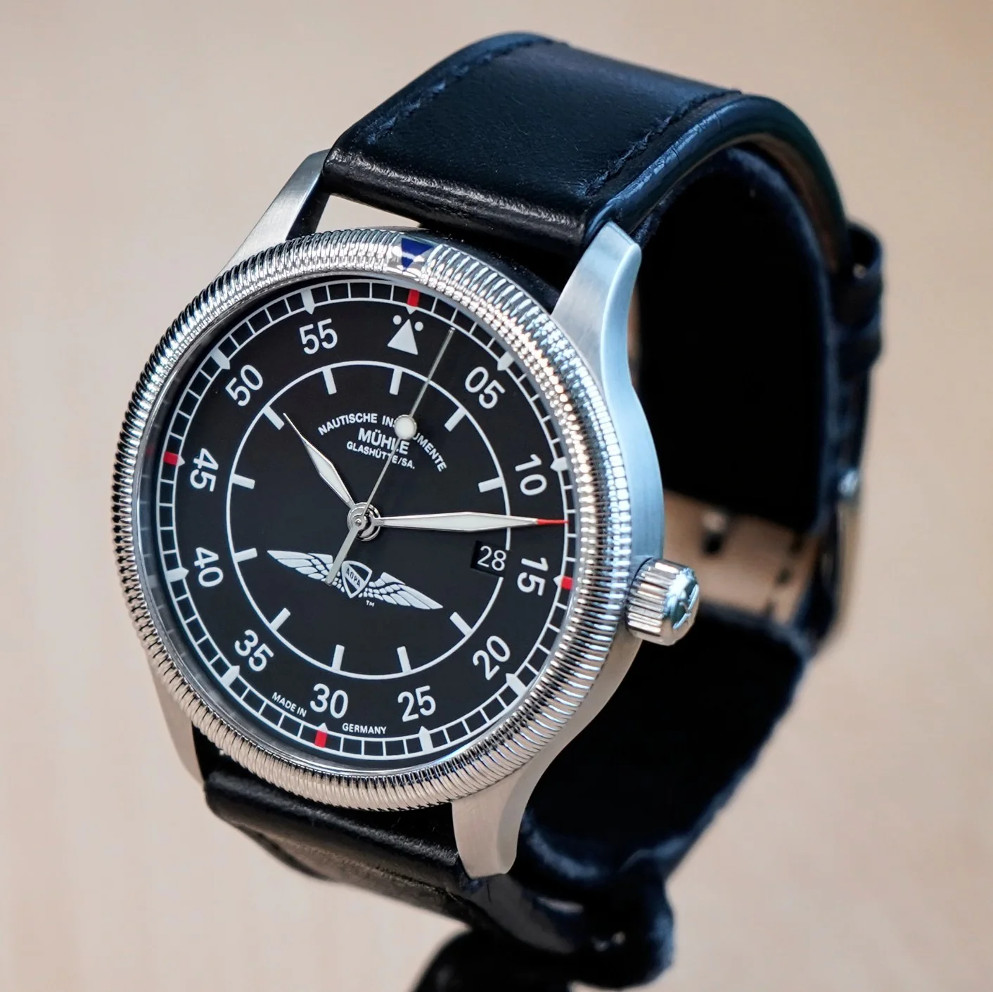 MUHLE GLASHUTTE AOPA Aerosport Limited Edition Watch M1-37-34-401 Automatic Wristwatch - ALL Original BOX & Papers! - Image 4