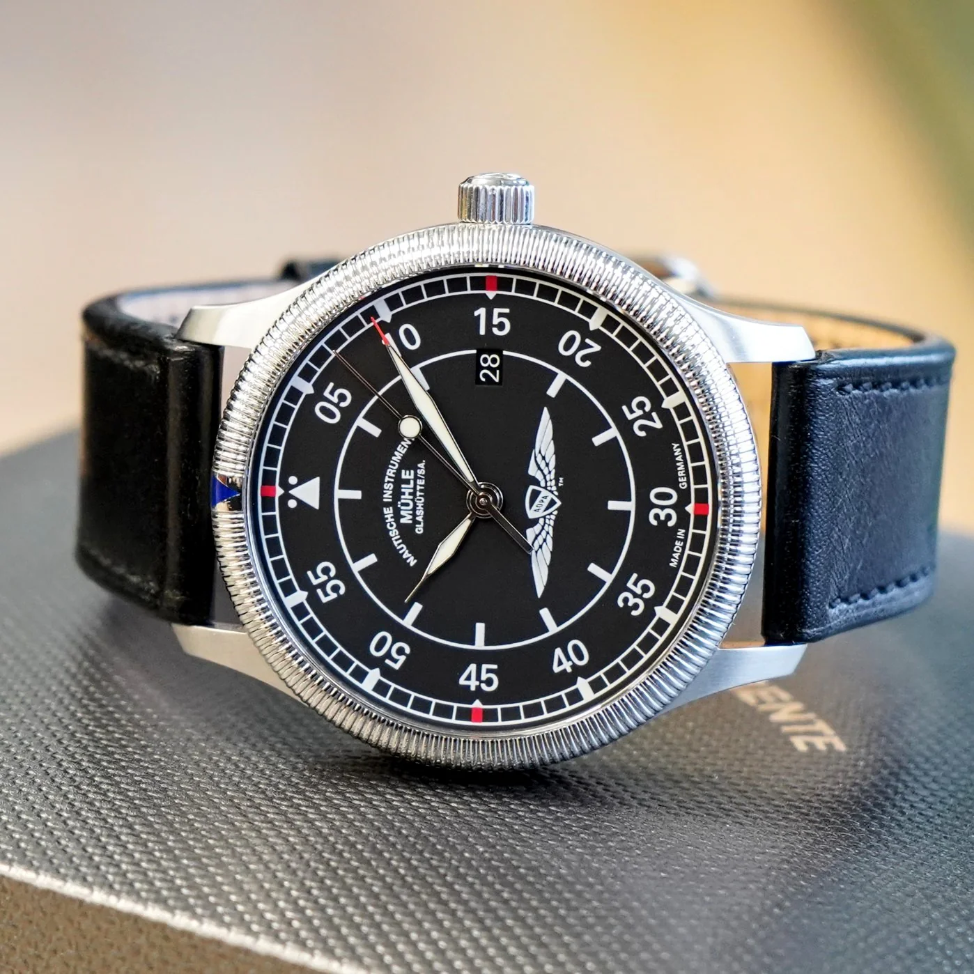 MUHLE GLASHUTTE AOPA Aerosport Limited Edition Watch M1-37-34-401 Automatic Wristwatch - ALL Original BOX & Papers! - Image 9