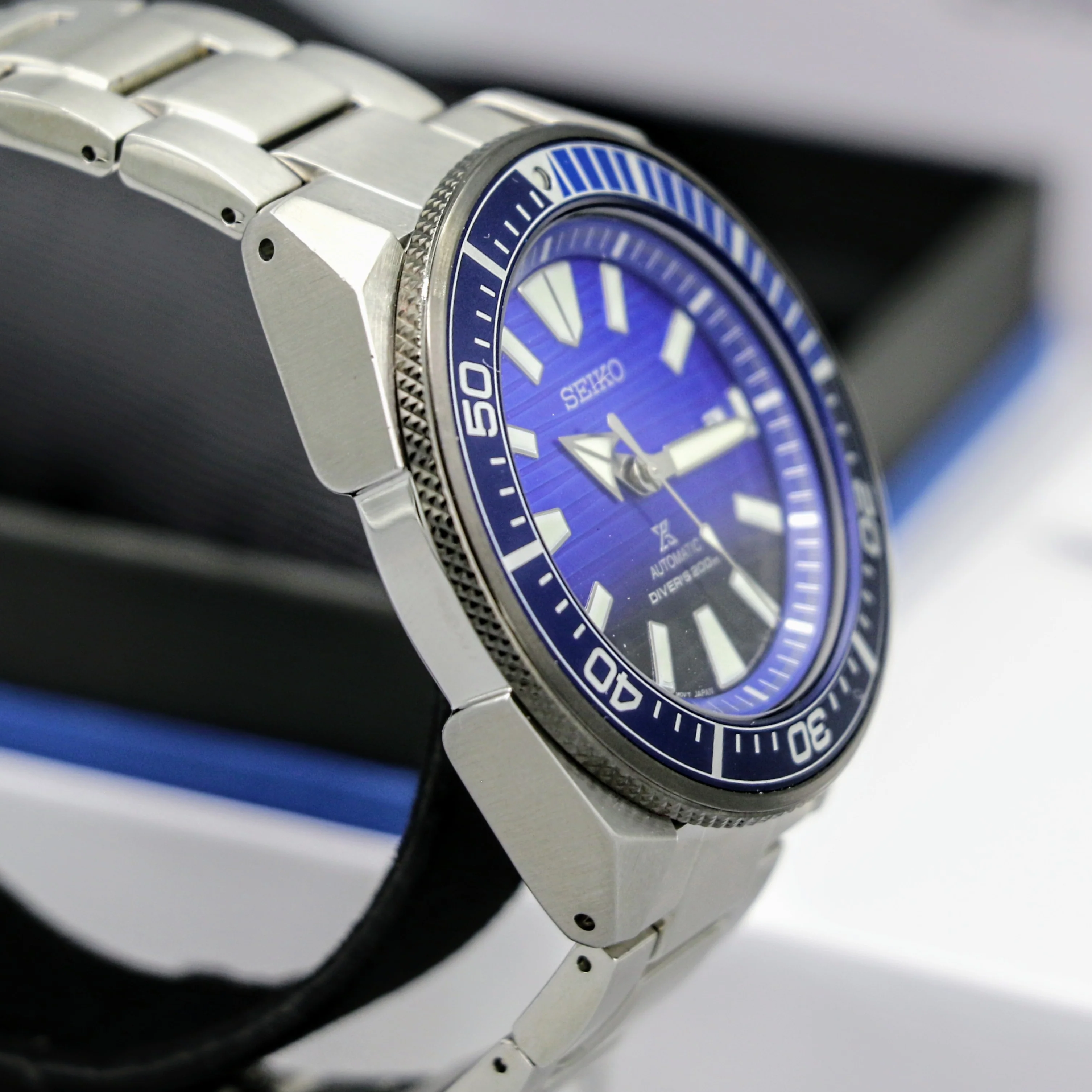 BRAND-NEW! SEIKO "Save the Ocean" Prospex Samurai Automatic Diver's Wristwatch SRPC93 - Image 10