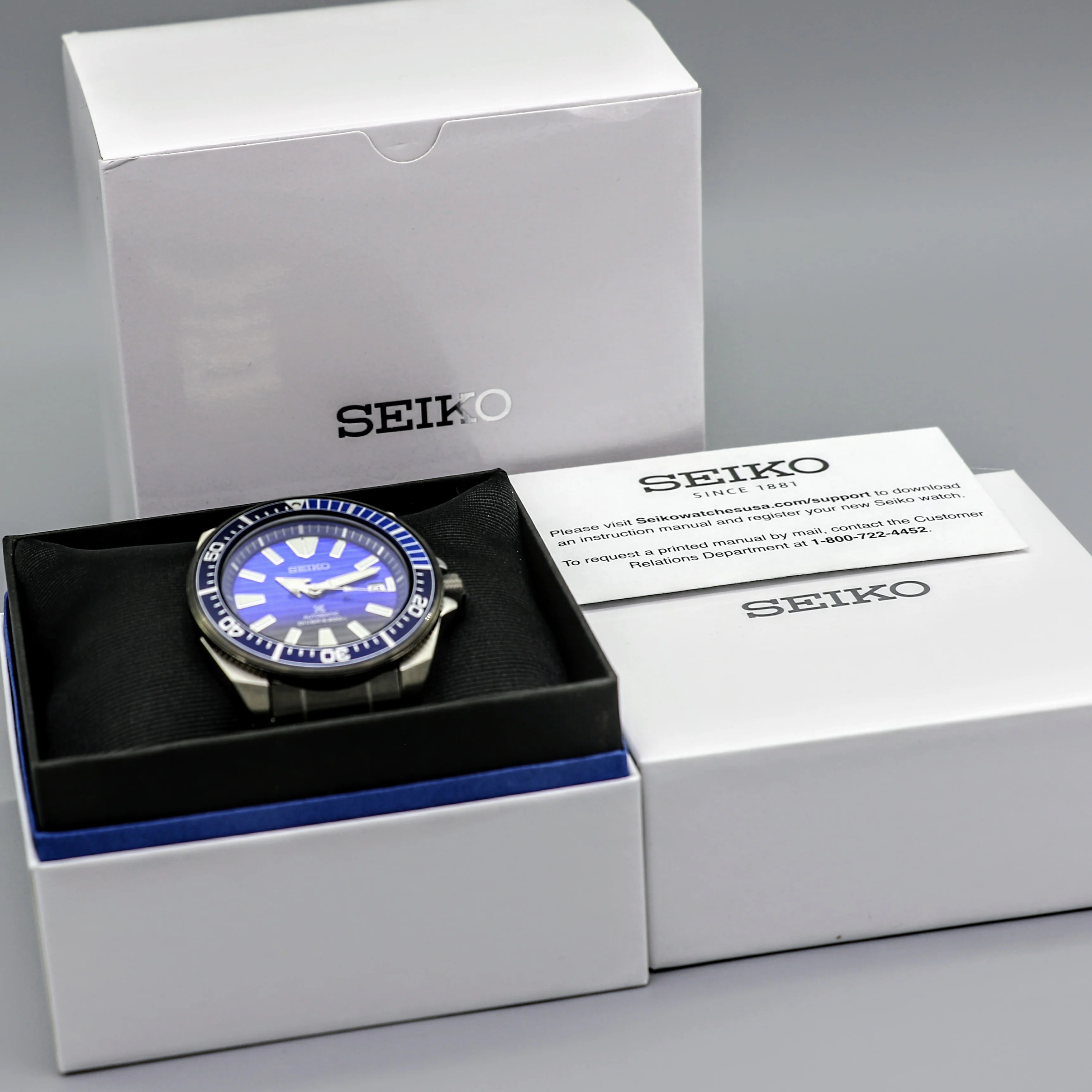 BRAND-NEW! SEIKO "Save the Ocean" Prospex Samurai Automatic Diver's Wristwatch SRPC93 - Image 12