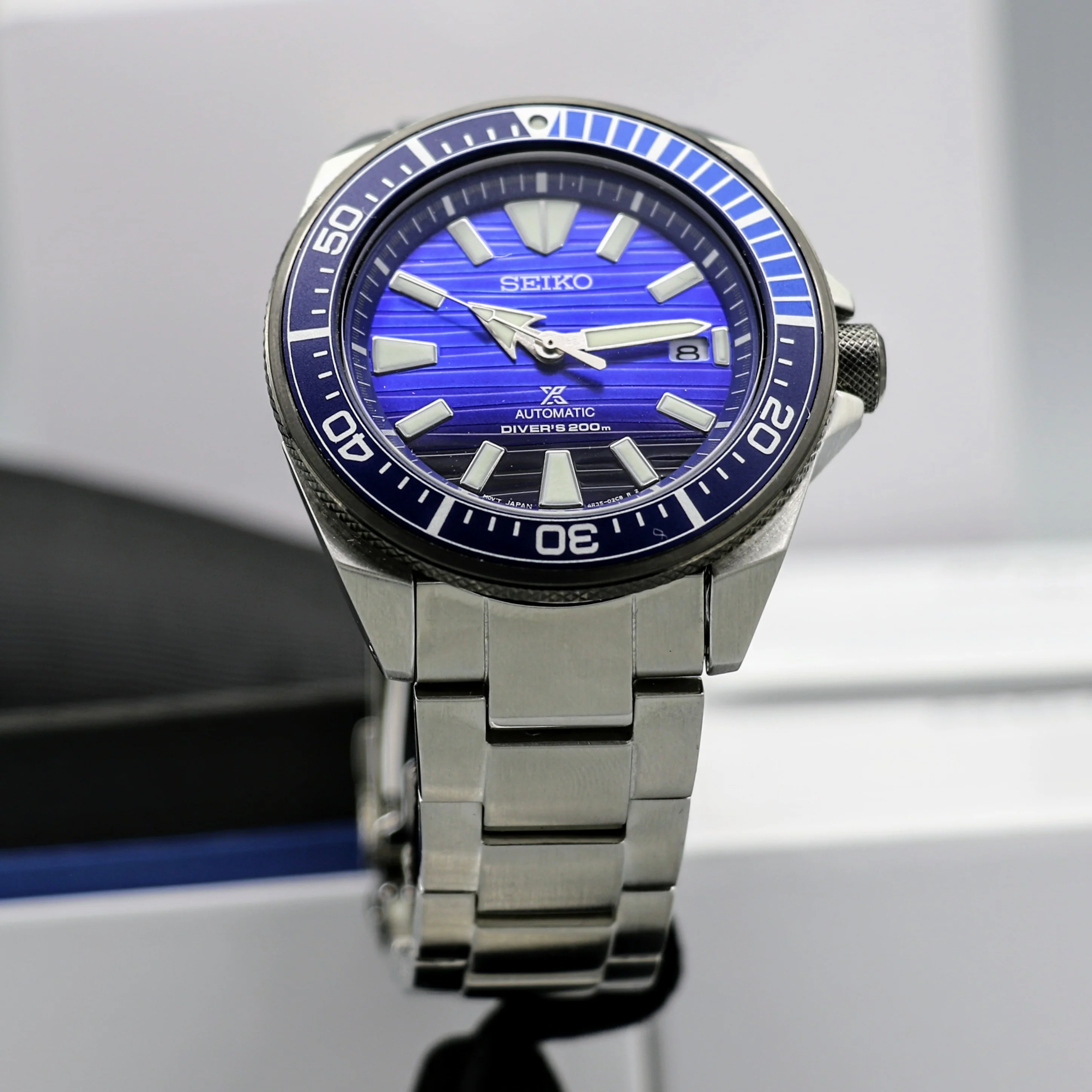 BRAND-NEW! SEIKO "Save the Ocean" Prospex Samurai Automatic Diver's Wristwatch SRPC93 - Image 3