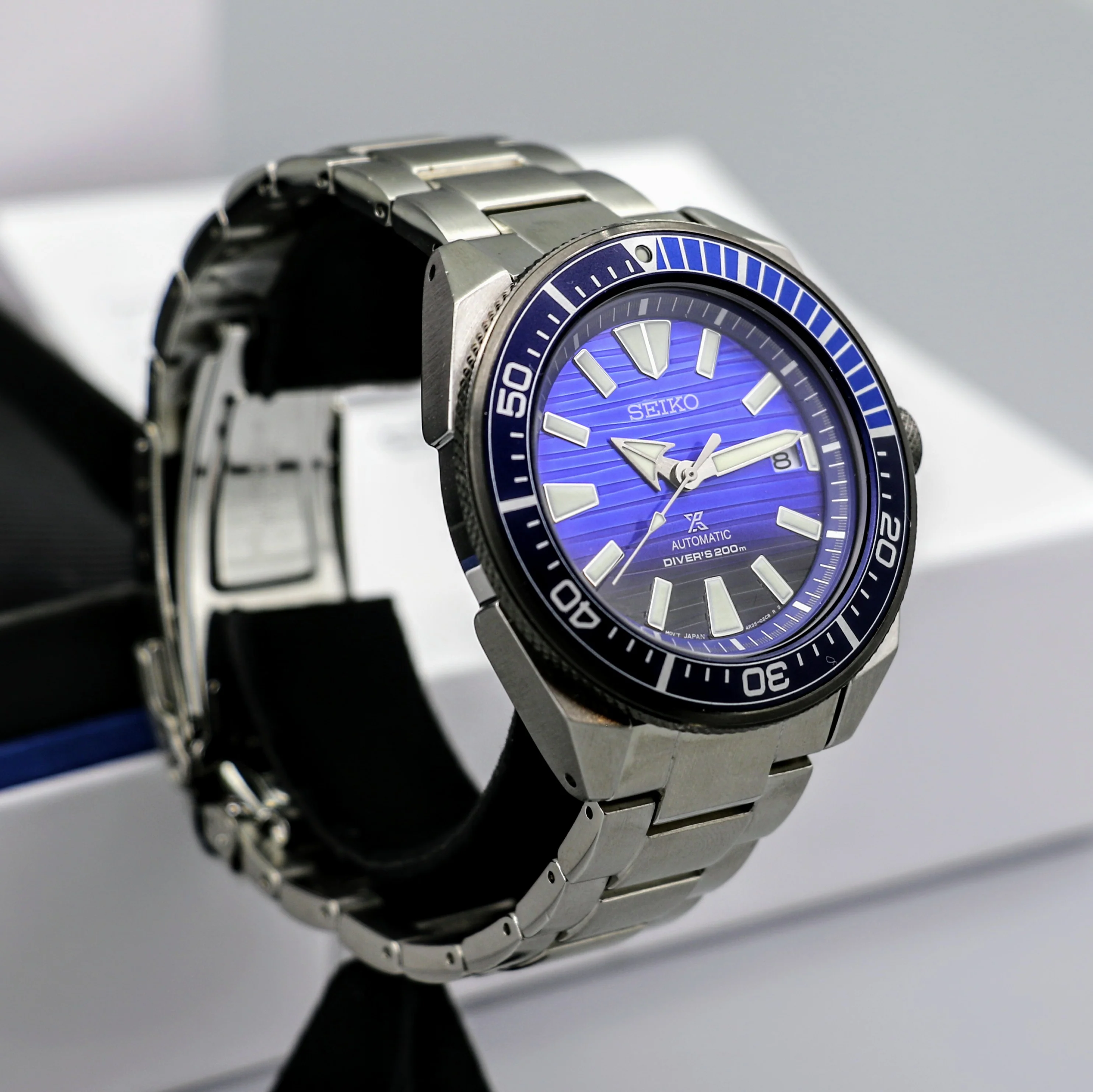 BRAND-NEW! SEIKO "Save the Ocean" Prospex Samurai Automatic Diver's Wristwatch SRPC93 - Image 5