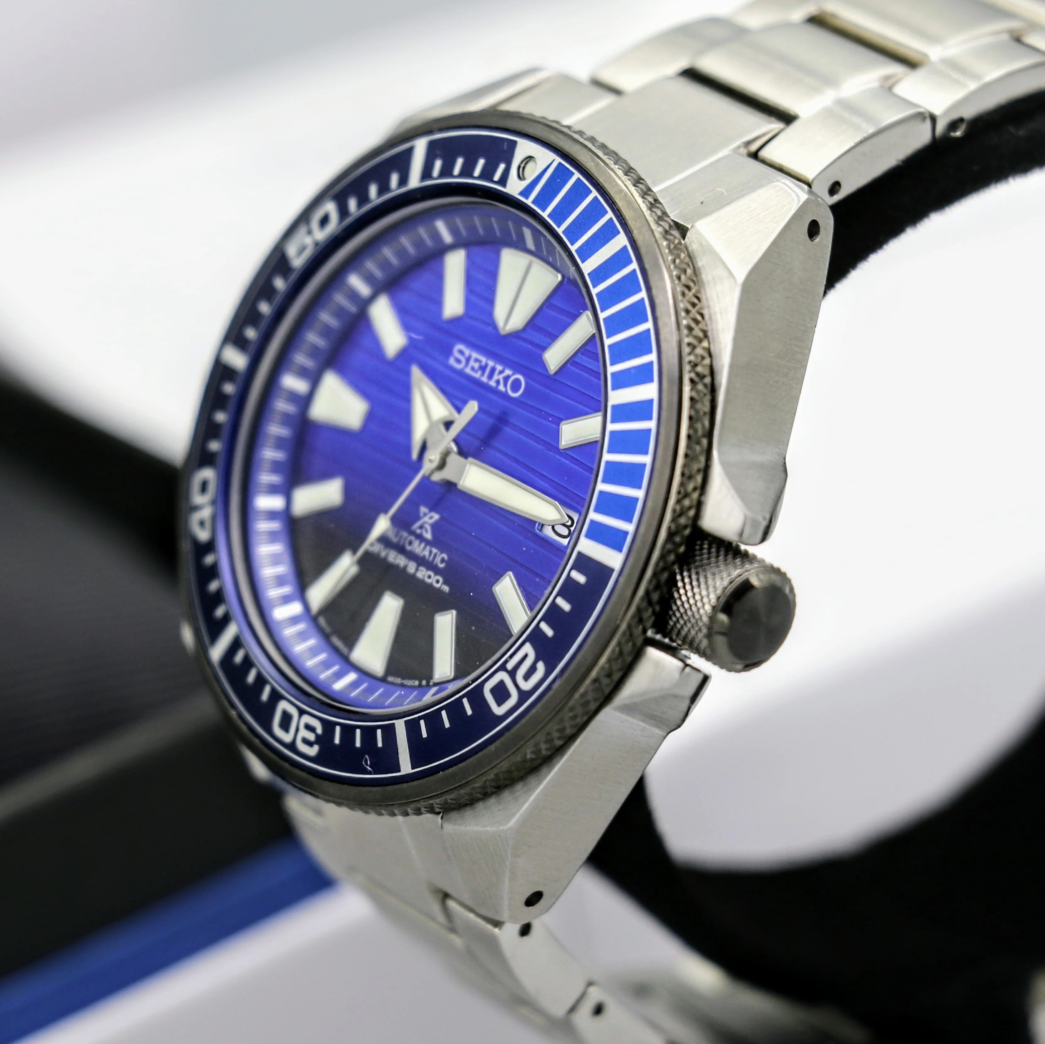 BRAND-NEW! SEIKO "Save the Ocean" Prospex Samurai Automatic Diver's Wristwatch SRPC93 - Image 9