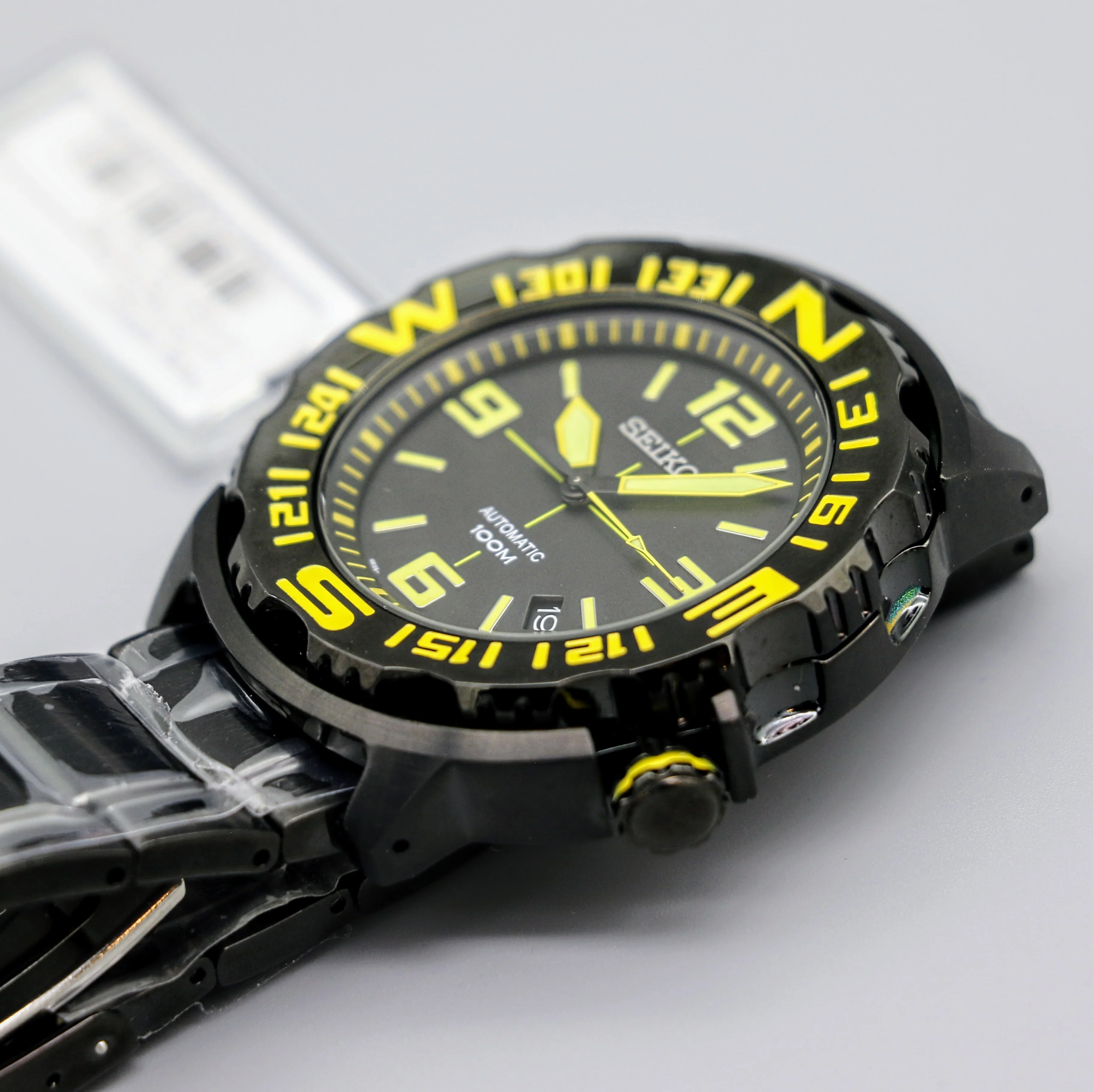 BRAND-NEW! SEIKO Superior Automatic Wristwatch Ref. SRP449K1 Compass Bezel Exhibition Back Watch - Image 9