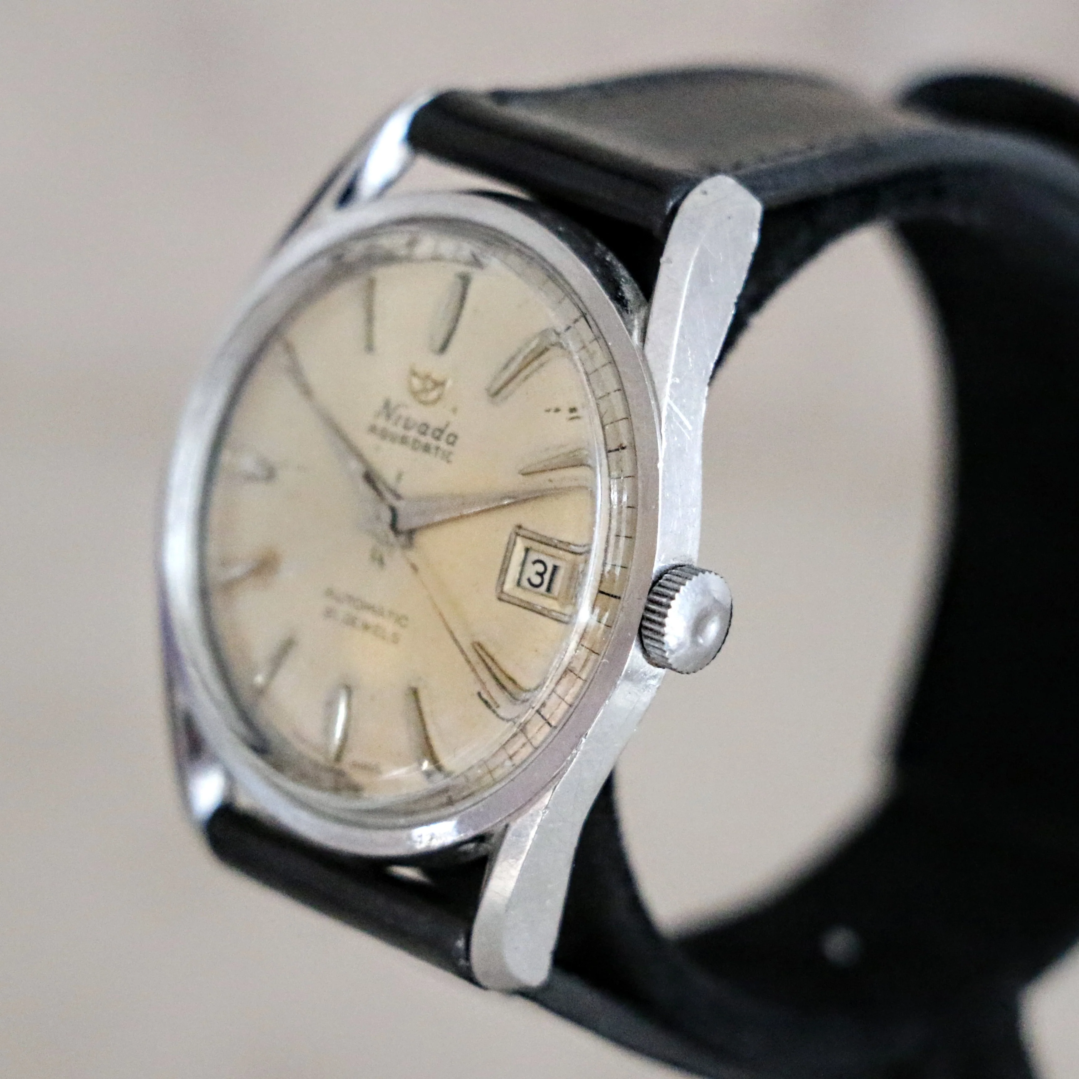 NIVADA Aquadatic Automatic Watch 21 Jewels Cal. ETA 2452 Swiss Made Wristwatch - Image 7