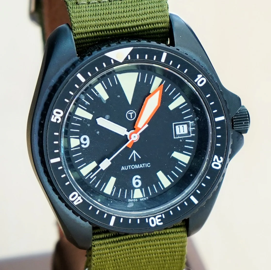 NOS 1980s MWC MIL DIVER Automatic Watch British Military Issue Wristwatch ETA 2824-2 25 Jewels - Image 3