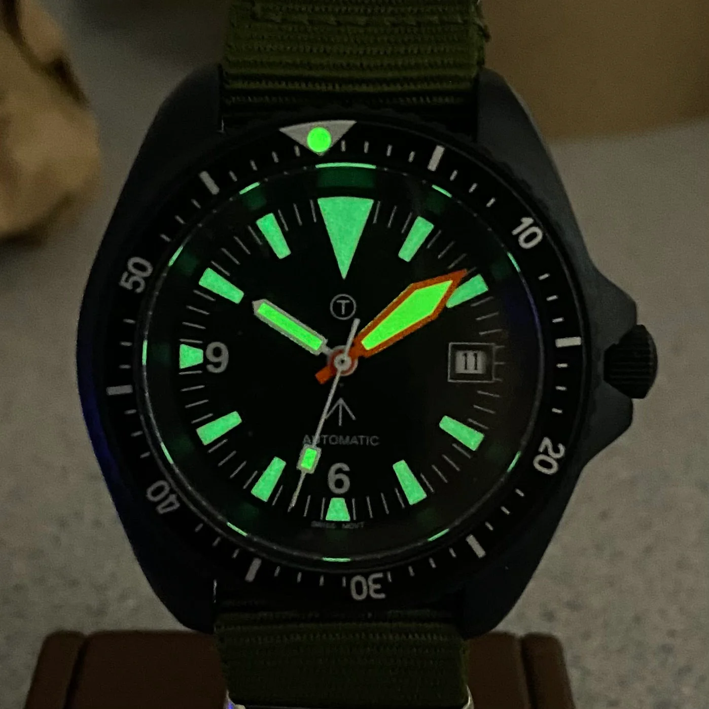 NOS 1980s MWC MIL DIVER Automatic Watch British Military Issue Wristwatch ETA 2824-2 25 Jewels - Image 7