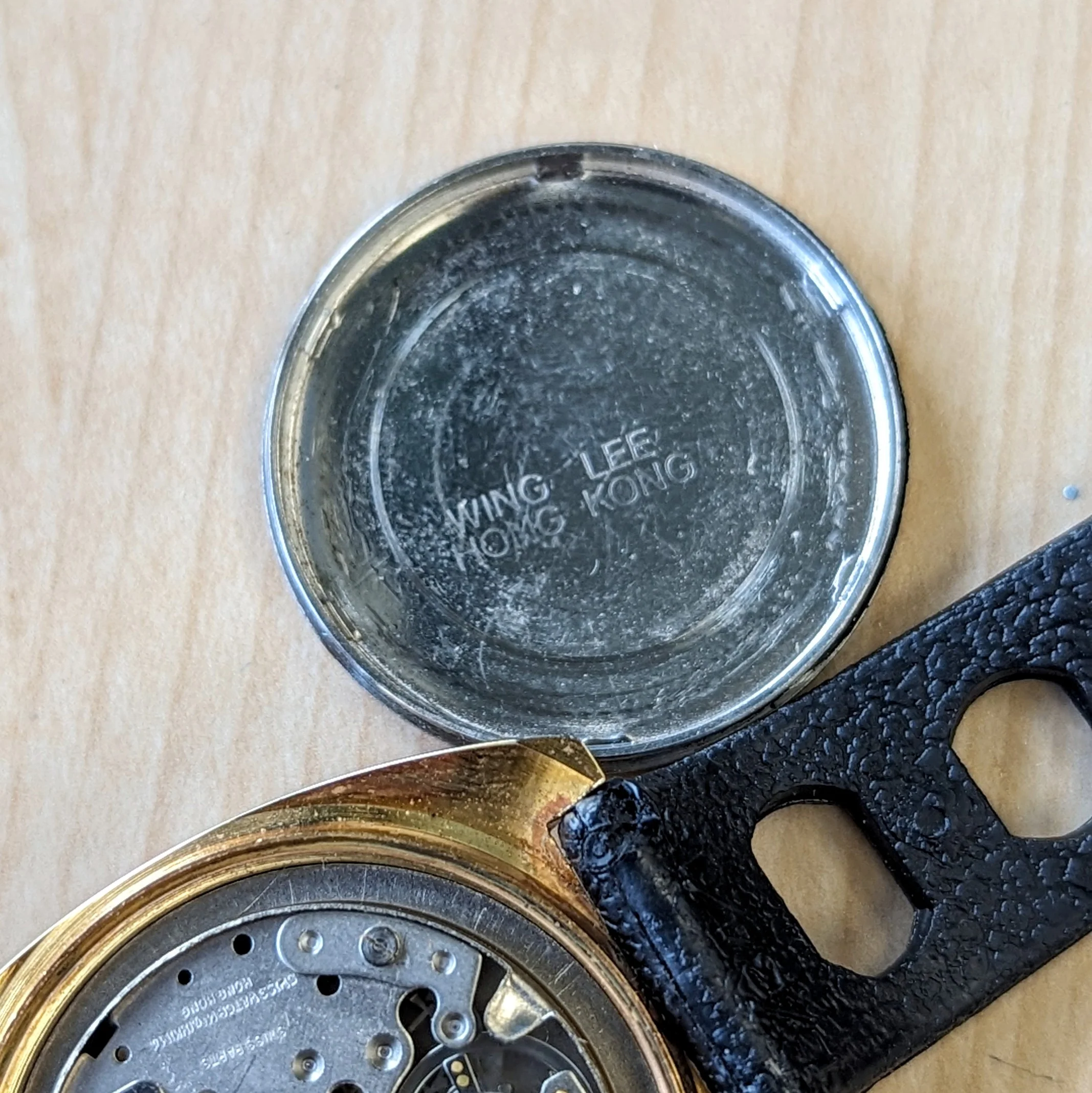 NOS Vintage Erotic Mechanical Watch "TIME TO F--K" Cushion Case Wristwatch - Image 11