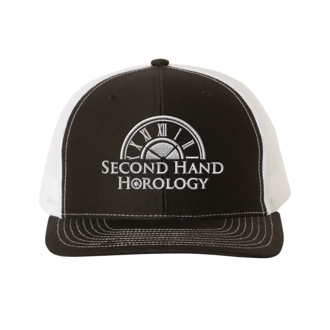 Official SHH Hat Black Embroidered Adjustable Cap Second Hand Horology - Image 4