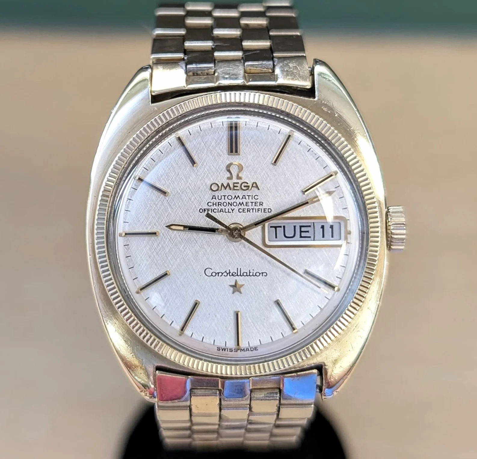 1969 Omega Constellation Automatic Watch 168.029 Day/Date COSC Wristwatch 24 Jewels Cal. 751 - Original Bracelet - Image 3