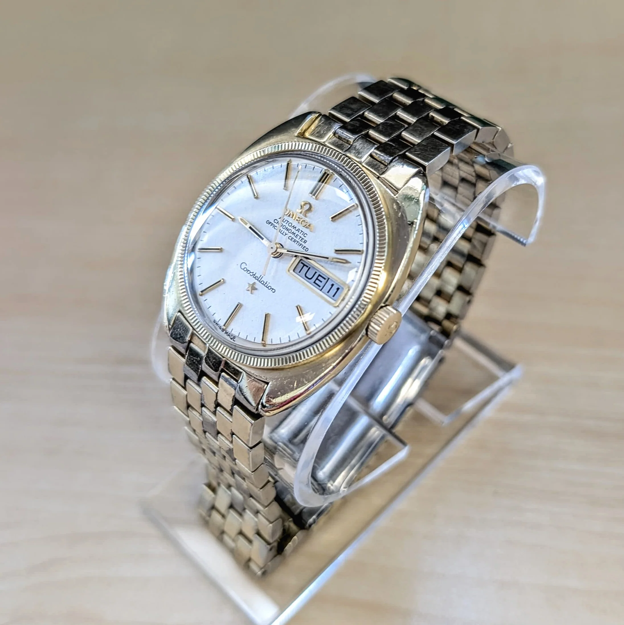 1969 Omega Constellation Automatic Watch 168.029 Day/Date COSC Wristwatch 24 Jewels Cal. 751 - Original Bracelet - Image 8
