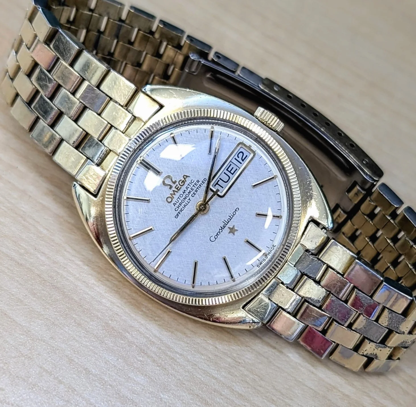 1969 Omega Constellation Automatic Watch 168.029 Day/Date COSC Wristwatch 24 Jewels Cal. 751 - Original Bracelet - Image 9