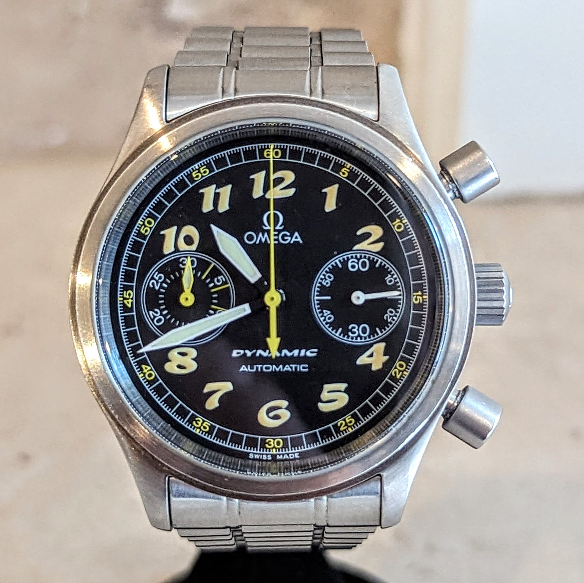 OMEGA Dynamic Chronograph Automatic Watch Ref. 175.0310 44 Jewels Wristwatch - Image 4