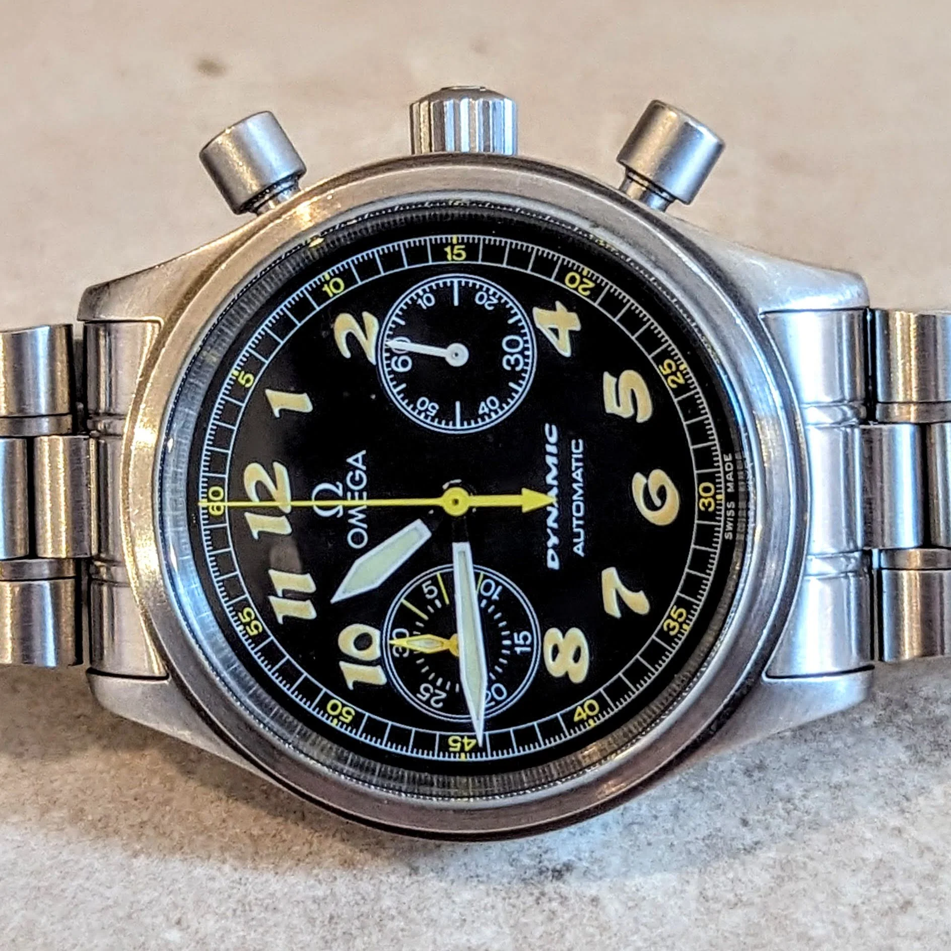 OMEGA Dynamic Chronograph Automatic Watch Ref. 175.0310 44 Jewels Wristwatch - Image 8