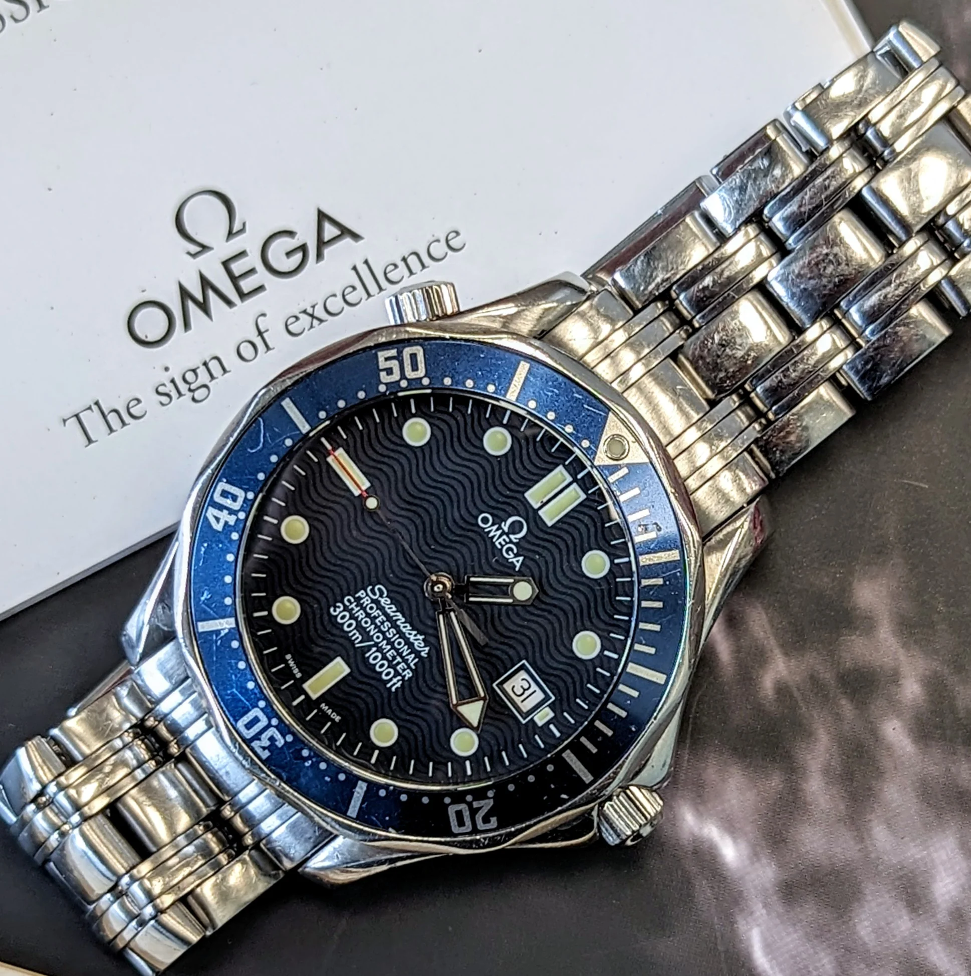 2011 OMEGA Seamaster 300 Watch 168.1623 41mm "James Bond 007" Chronometer Wristwatch ALL S.S. - Original 2-Box & Papers - Image 11