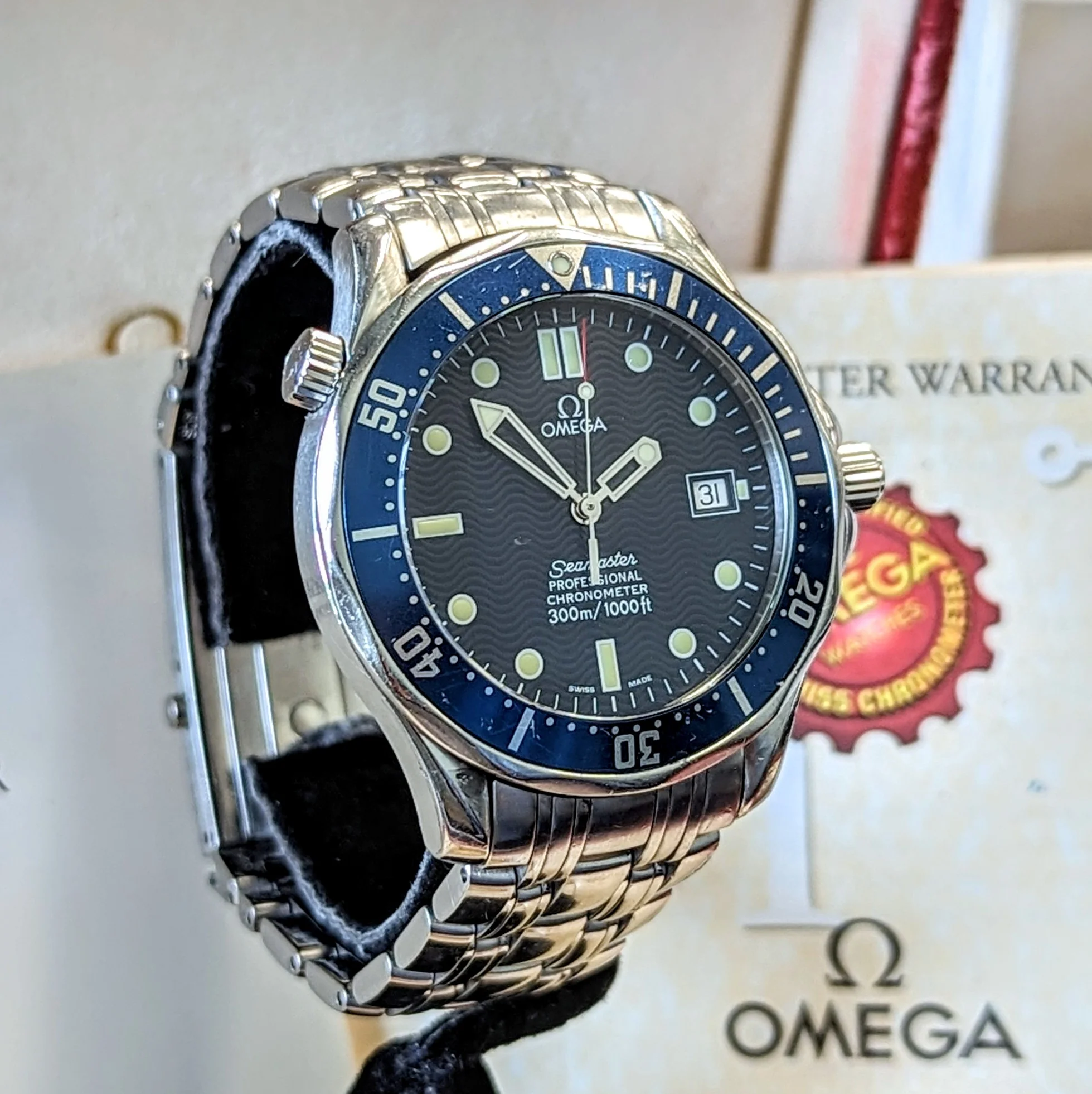 2011 OMEGA Seamaster 300 Watch 168.1623 41mm "James Bond 007" Chronometer Wristwatch ALL S.S. - Original 2-Box & Papers - Image 5