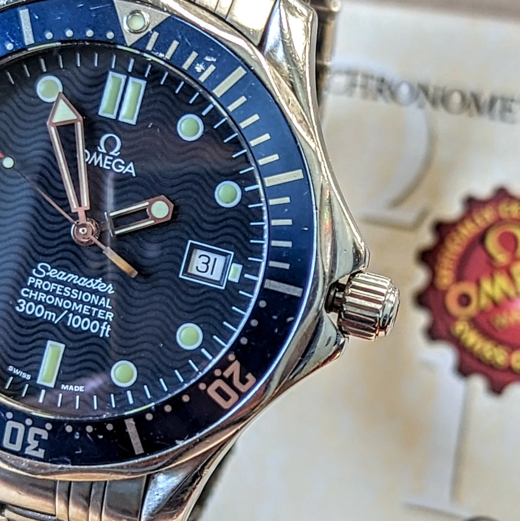 2011 OMEGA Seamaster 300 Watch 168.1623 41mm "James Bond 007" Chronometer Wristwatch ALL S.S. - Original 2-Box & Papers - Image 7