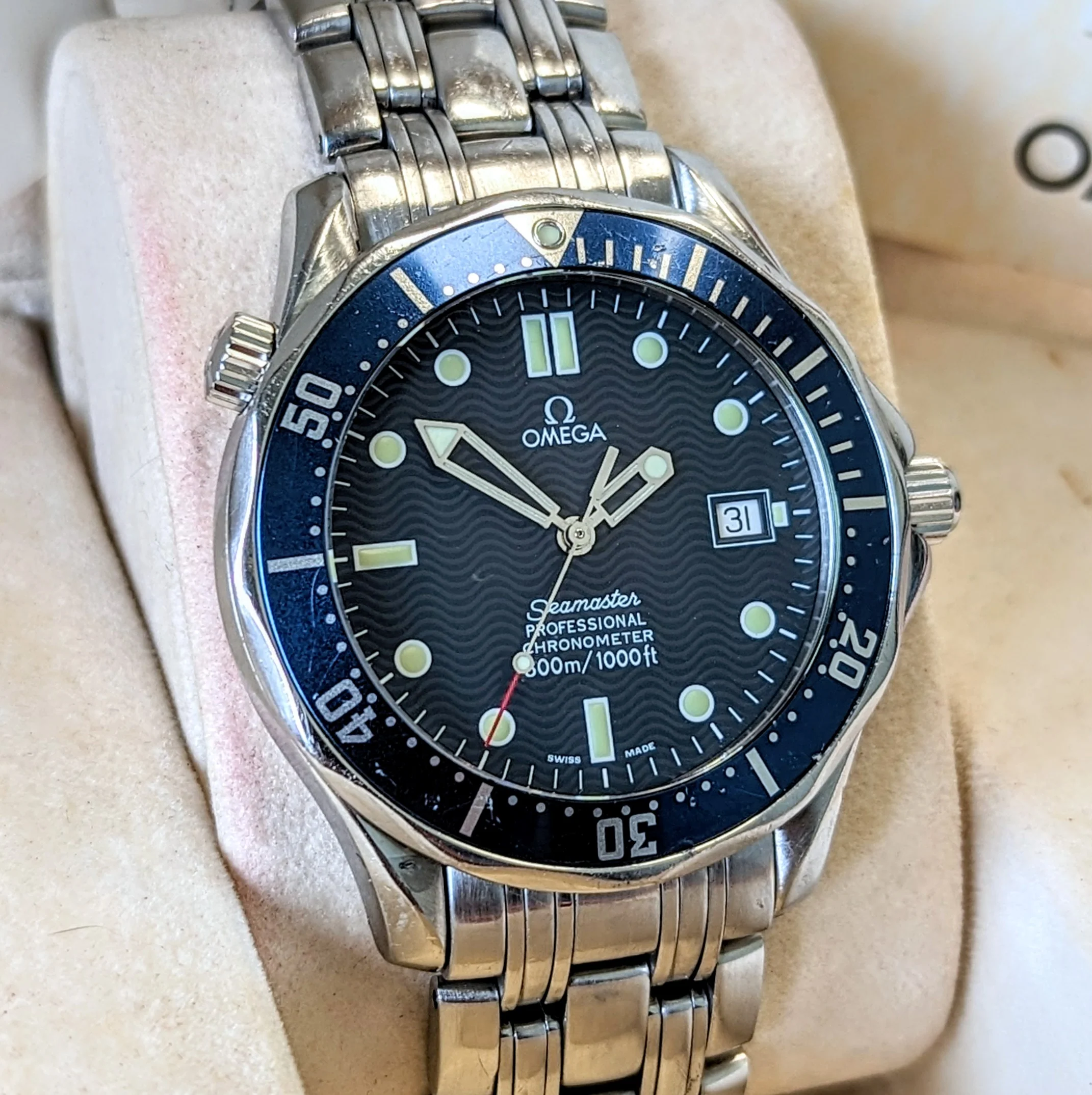 2011 OMEGA Seamaster 300 Watch 168.1623 41mm "James Bond 007" Chronometer Wristwatch ALL S.S. - Original 2-Box & Papers - Image 8