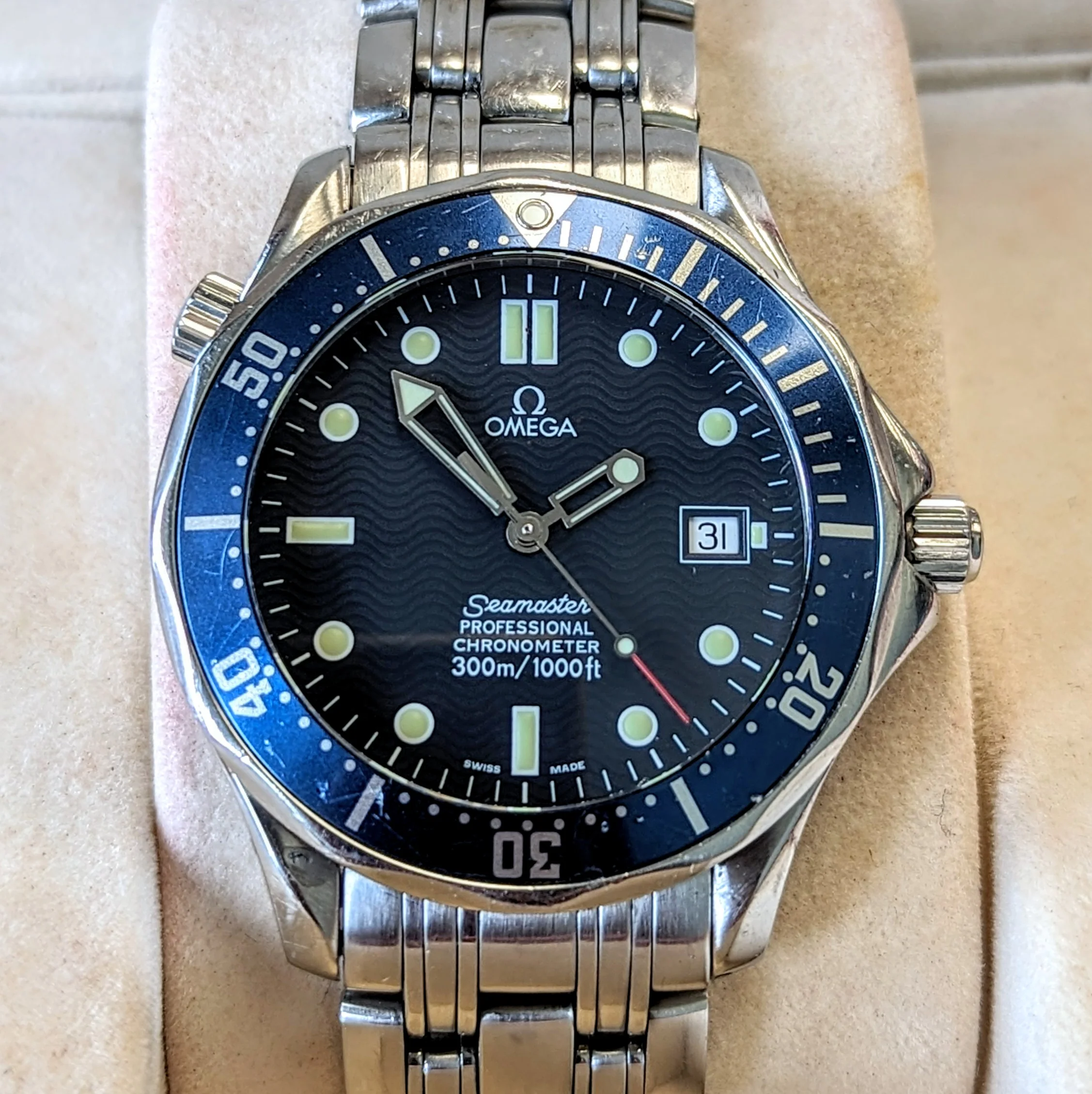 2011 OMEGA Seamaster 300 Watch 168.1623 41mm "James Bond 007" Chronometer Wristwatch ALL S.S. - Original 2-Box & Papers - Image 9