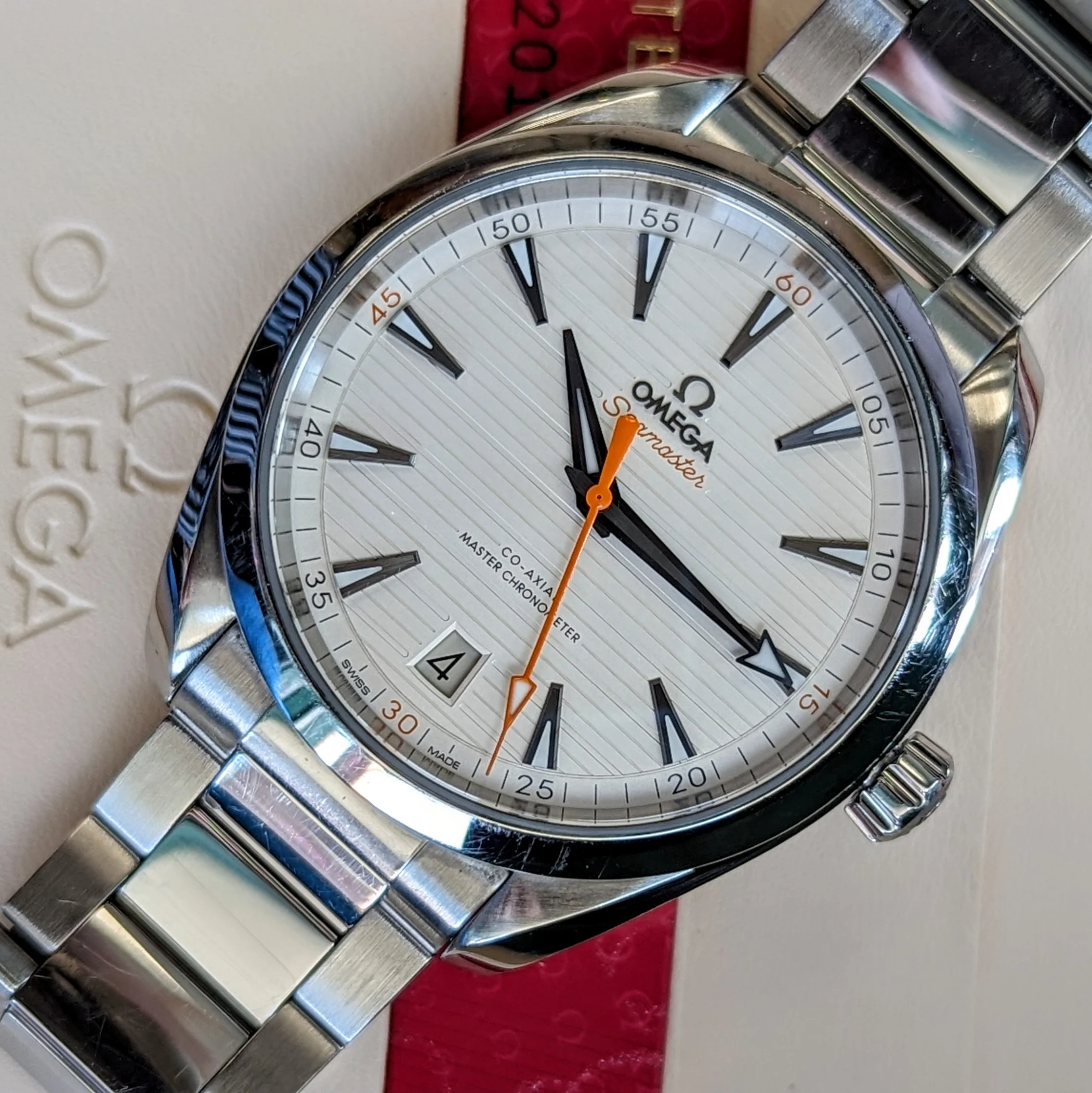 OMEGA Seamaster Aqua Terra 150M Watch 41mm Master Chronometer Automatic Wristwatch - Image 11