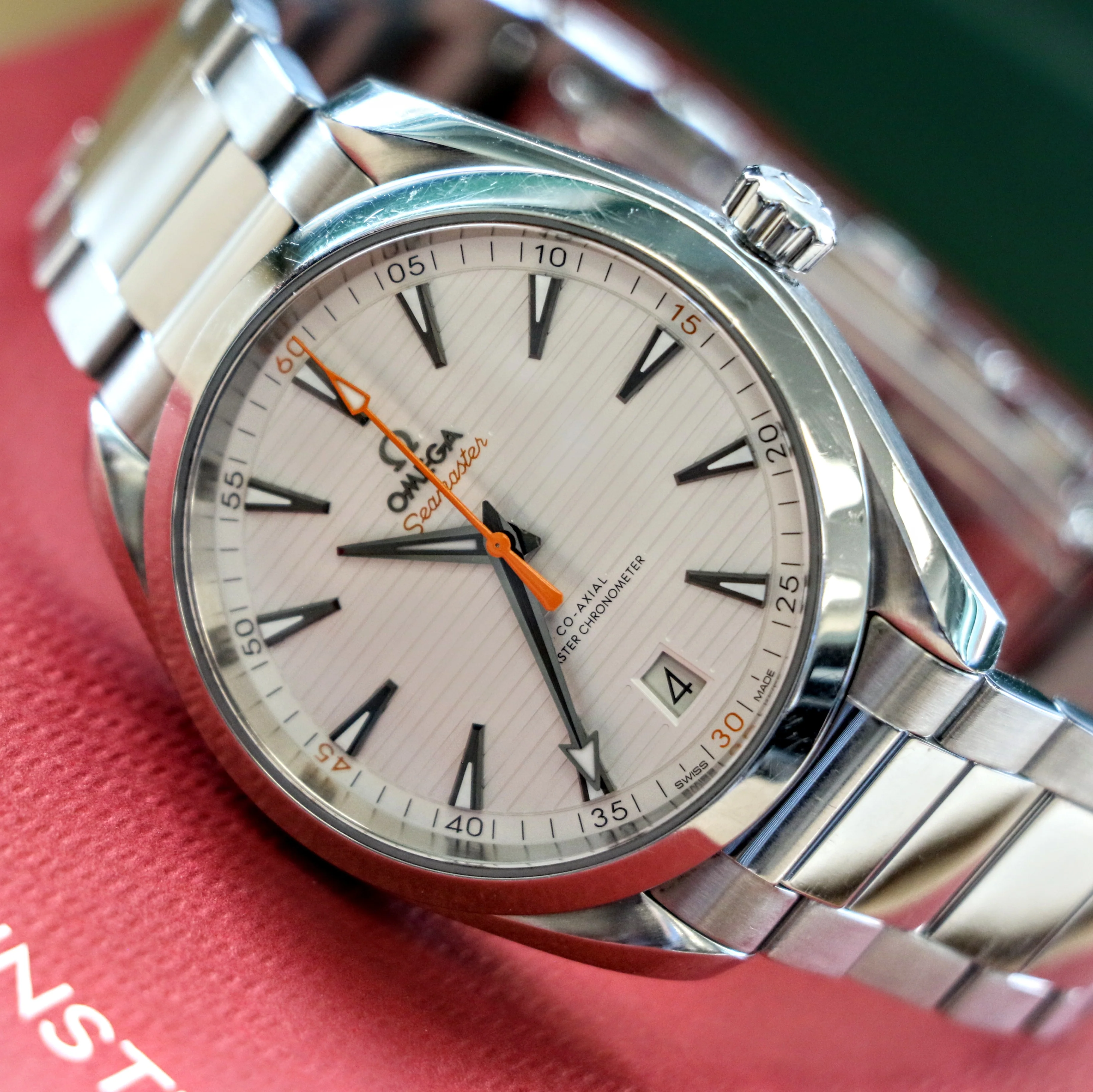 OMEGA Seamaster Aqua Terra 150M Watch 41mm Master Chronometer Automatic Wristwatch - Image 12