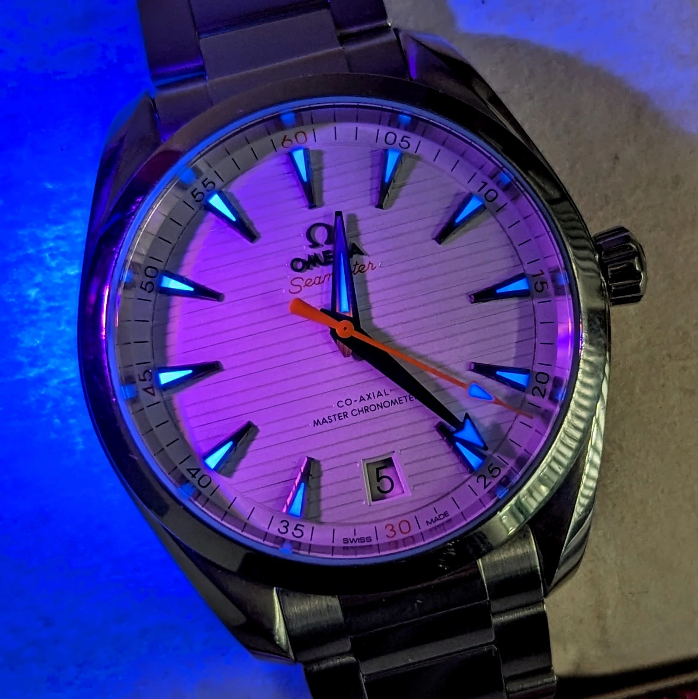 OMEGA Seamaster Aqua Terra 150M Watch 41mm Master Chronometer Automatic Wristwatch - Image 14