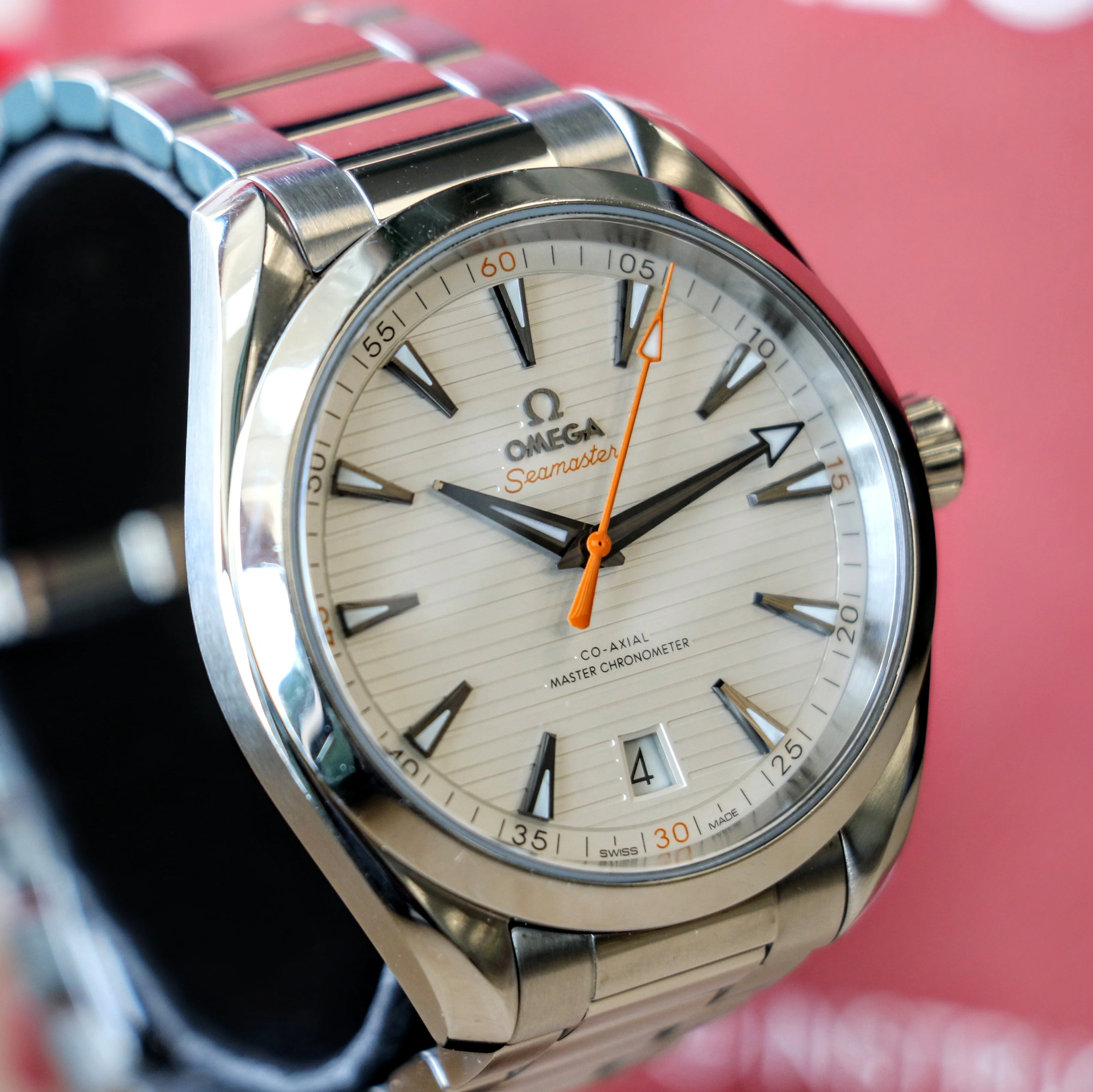 OMEGA Seamaster Aqua Terra 150M Watch 41mm Master Chronometer Automatic Wristwatch - Image 5
