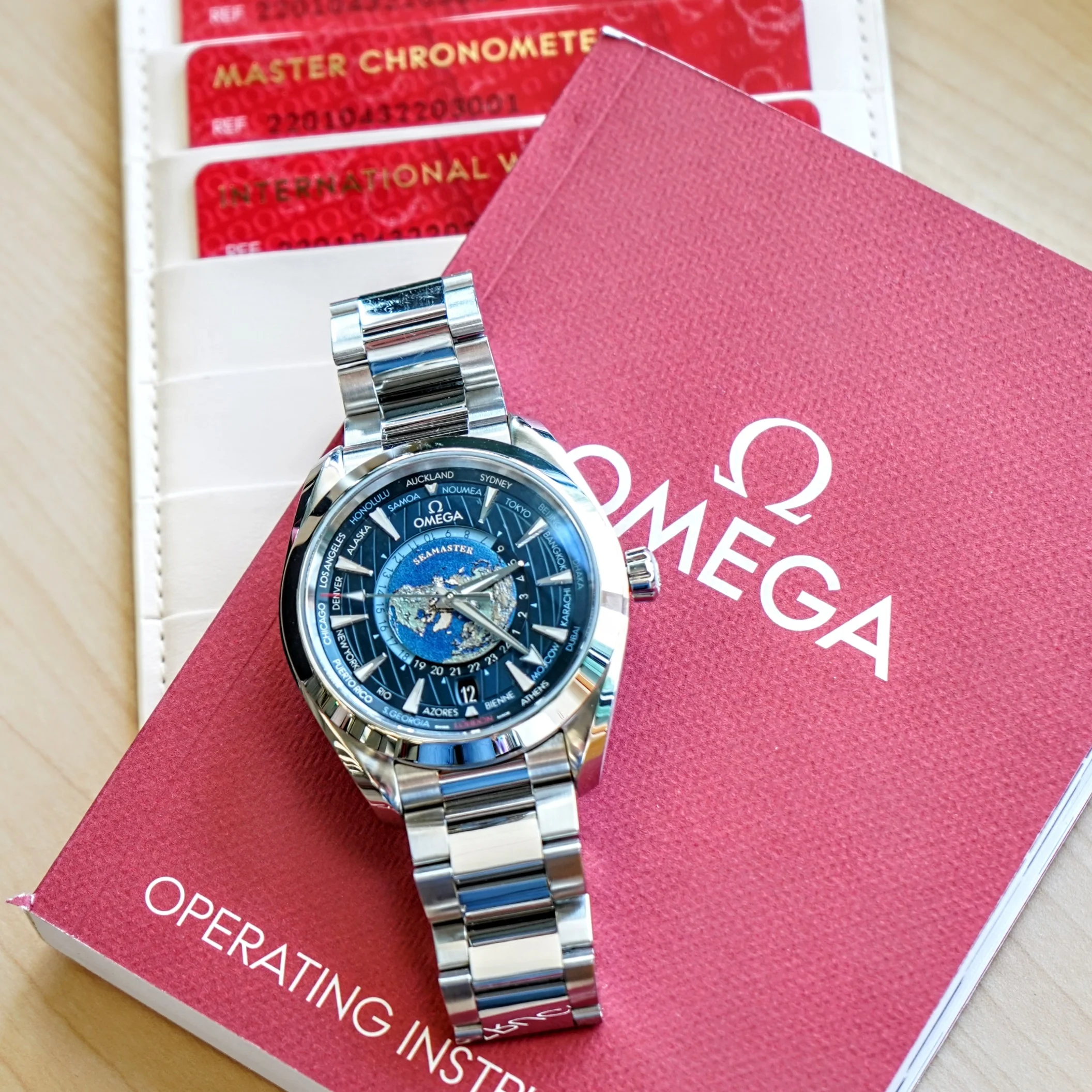 OMEGA Seamaster Aqua Terra Watch 43mm 150M ALL S.S. Wristwatch Ref. 220.10.43.22.03.001 ALL Original Double Box & Papers - Image 12