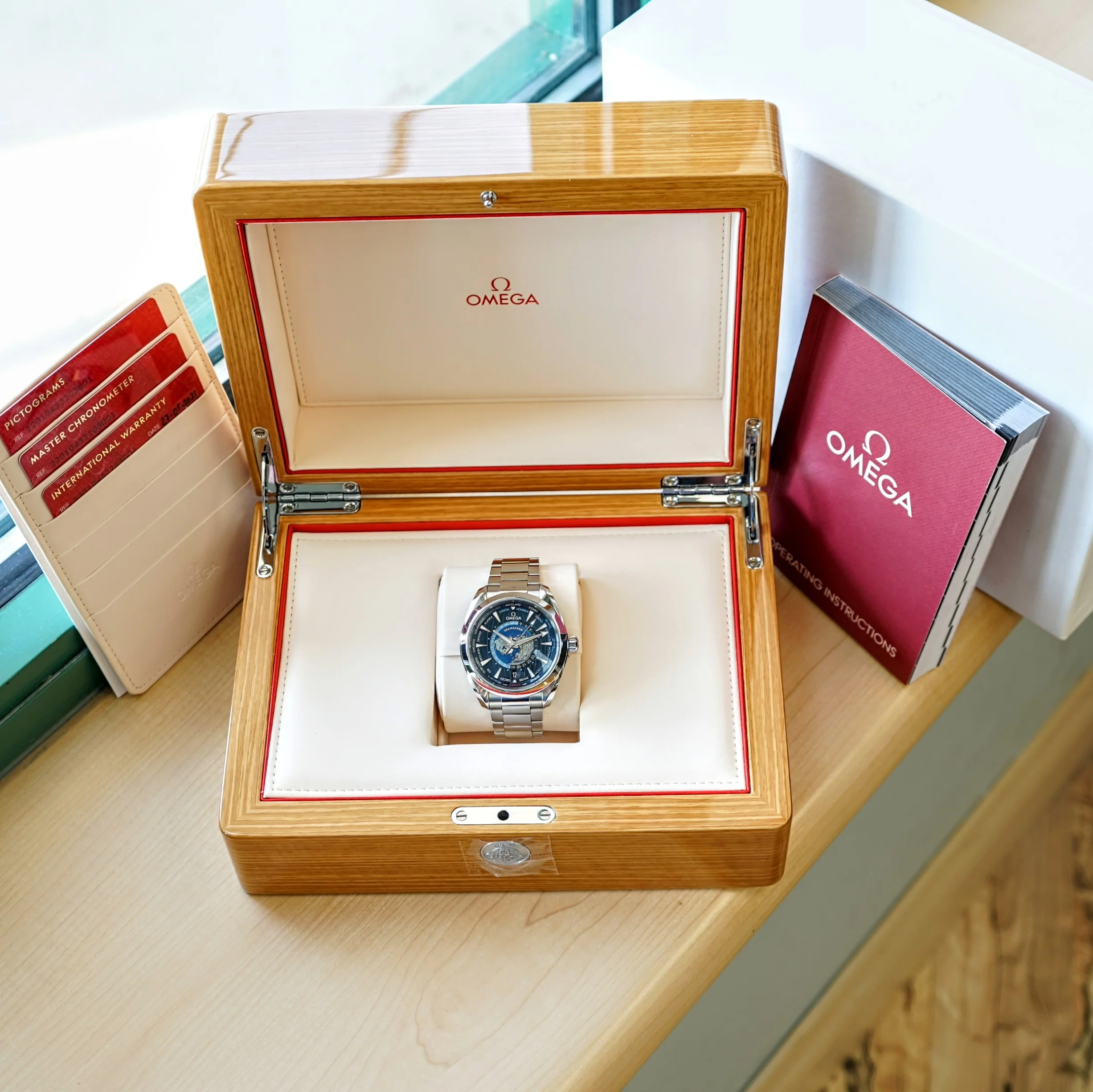 OMEGA Seamaster Aqua Terra Watch 43mm 150M ALL S.S. Wristwatch Ref. 220.10.43.22.03.001 ALL Original Double Box & Papers - Image 7